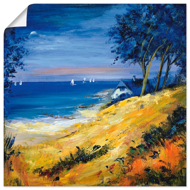 Artland Wandbild »Das Meer zu Hause«, Gewässer, (1 St.), als Leinwandbild,  Wandaufkleber oder Poster in versch. Grössen bequem kaufen