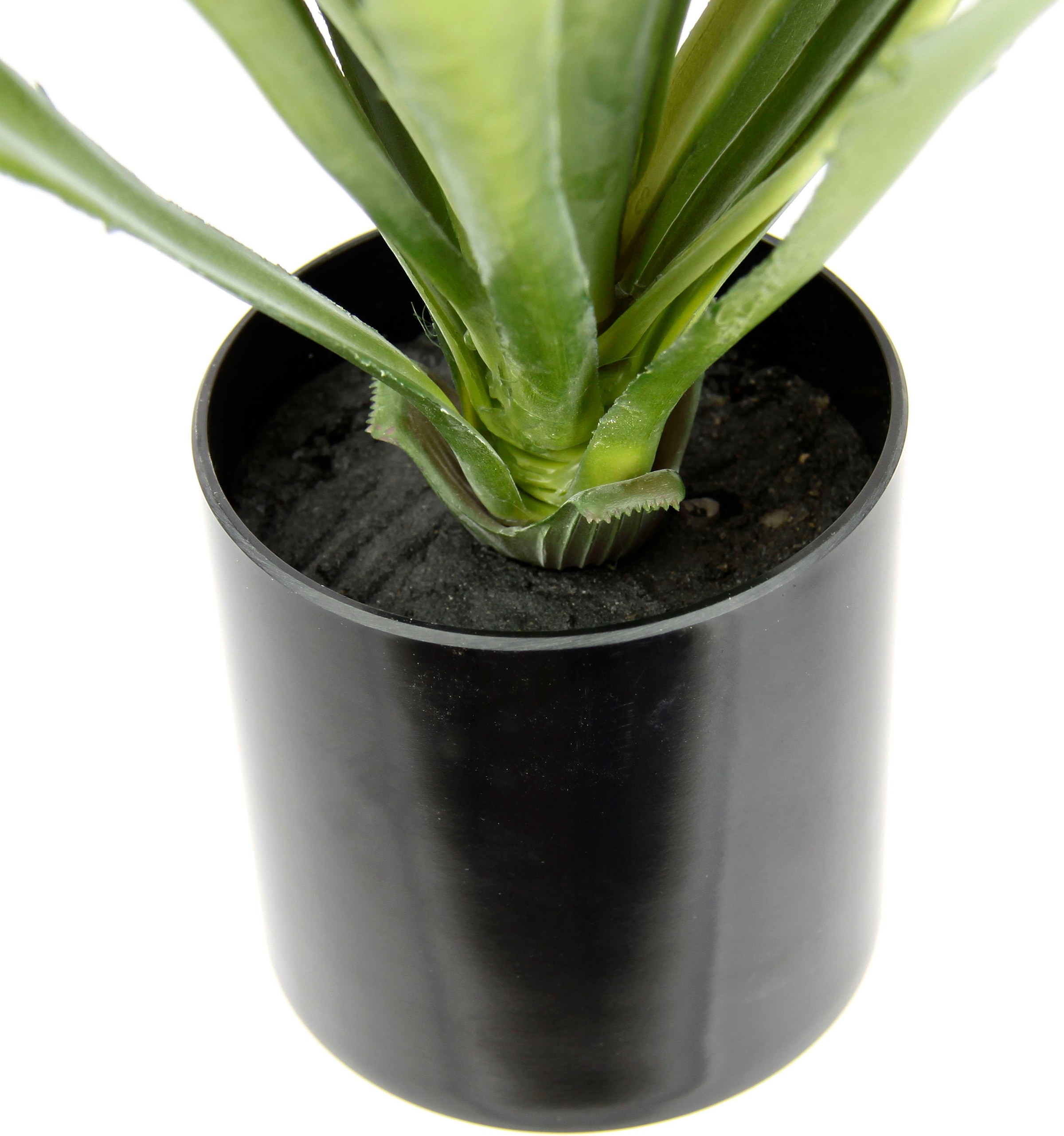 im »Künstliche Aloe Vera Kunstpflanze«, Kakteen Agave Kunstpflanze I.GE.A. maintenant Topf Kaktus