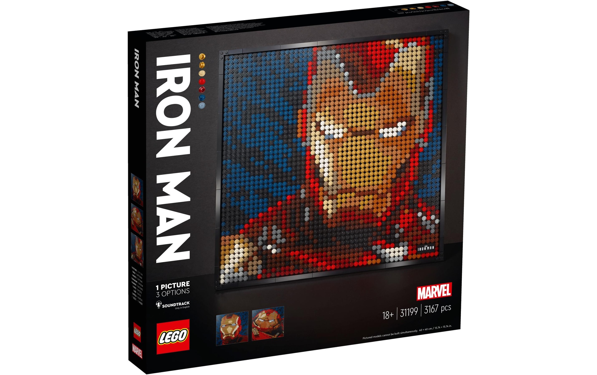 Image of LEGO® Spielbausteine »Art Marvel Studios Iron Man - Kunstbild 31199«, (3167 St.) bei Ackermann Versand Schweiz
