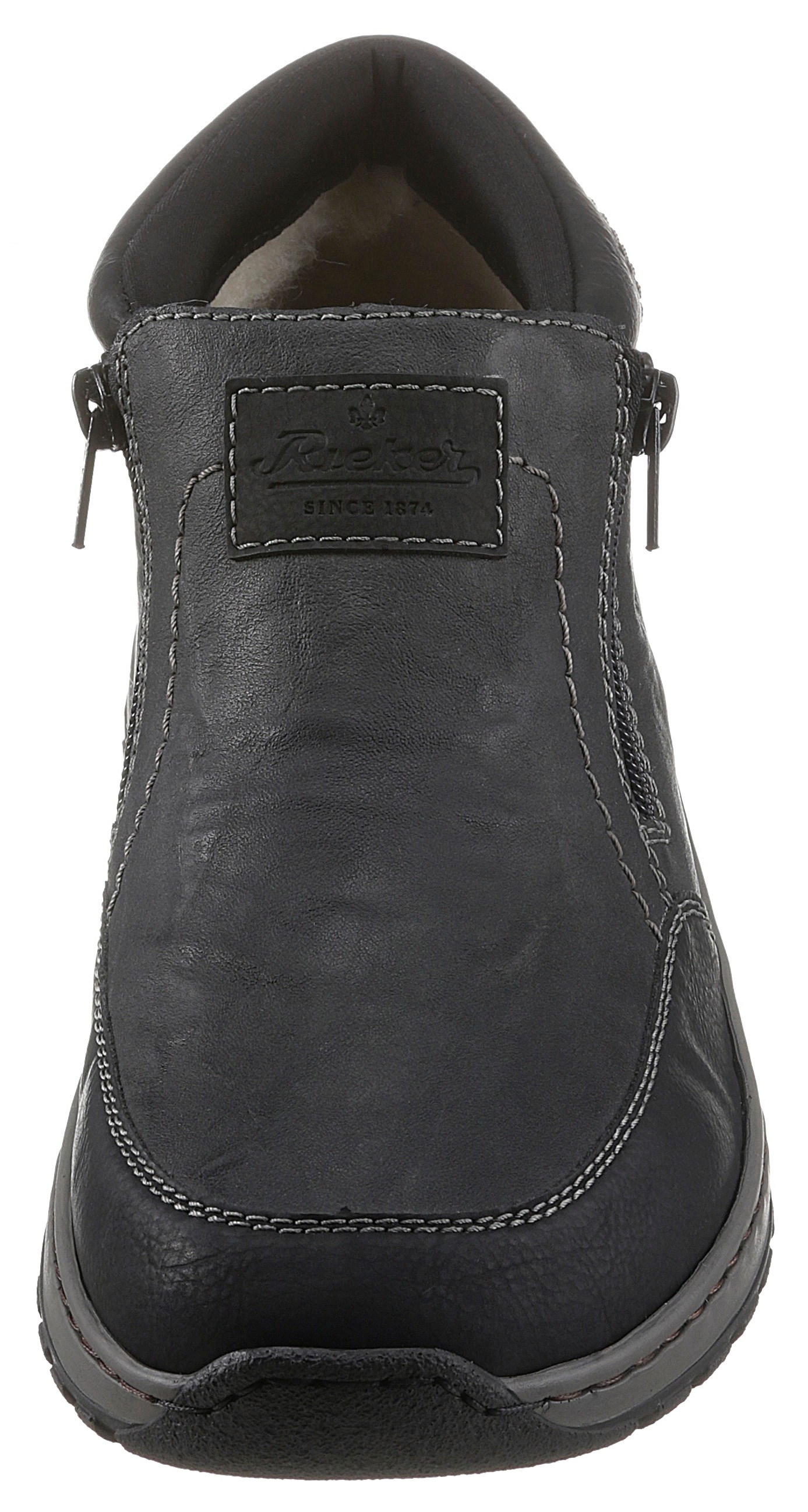 Rieker Winterboots, Winterstiefelette, Halbschuh mit beidseitigen Reissverschlüssen