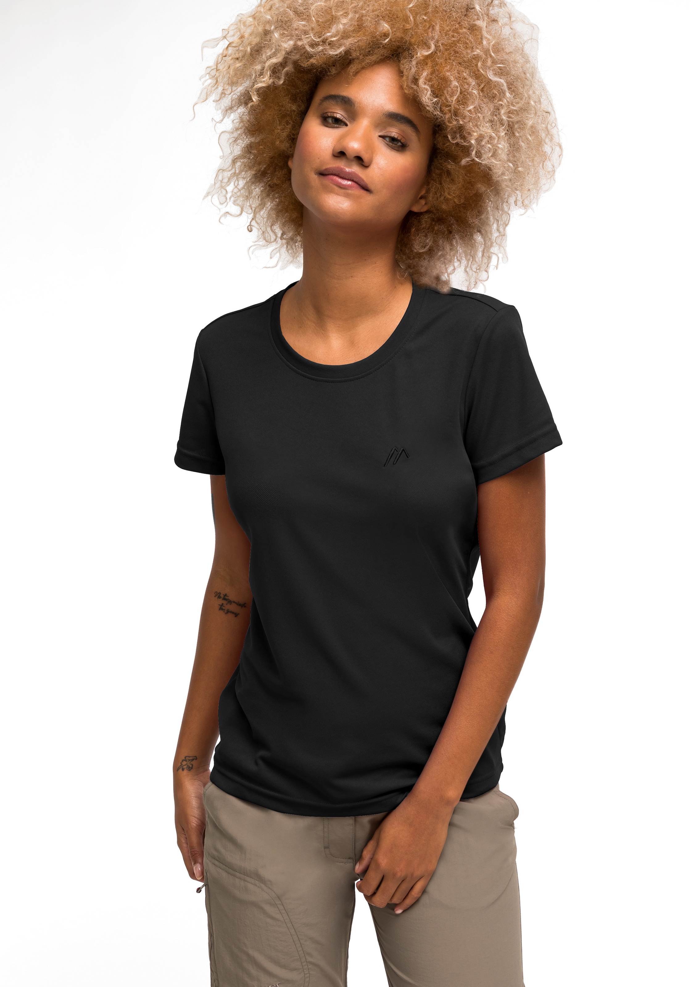 Maier Sports T-Shirt »Waltraud« Damen Kurzarmshirt, leichtes Sommer Funktionsshirt, Rundhals, Reg Fit