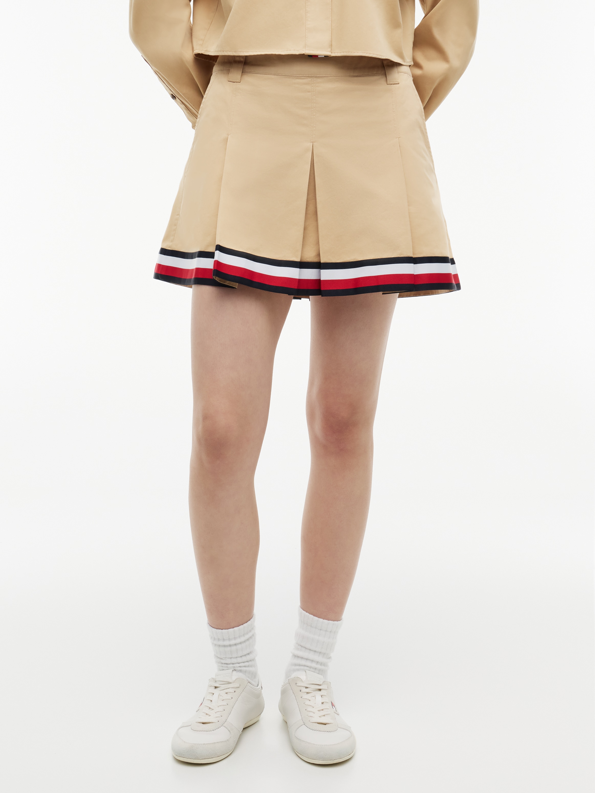 Image of Tommy Jeans Minirock "TJW RWB TAPE MINI SKIRT" Baumwolle