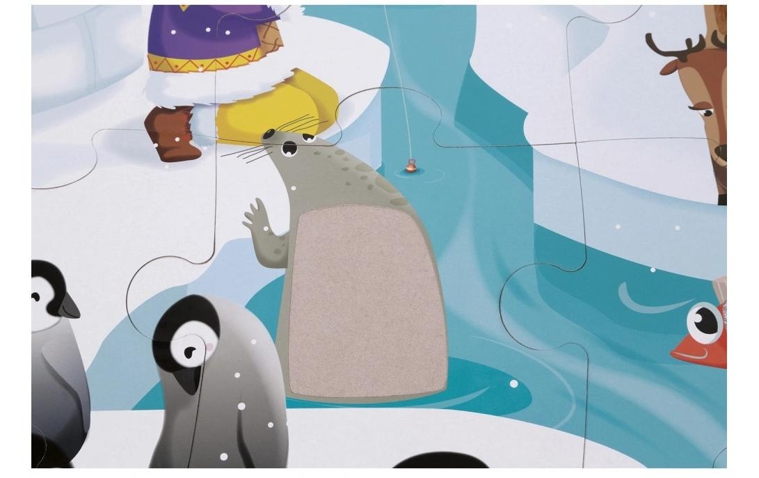 Janod Puzzle »Leben auf dem Eis«