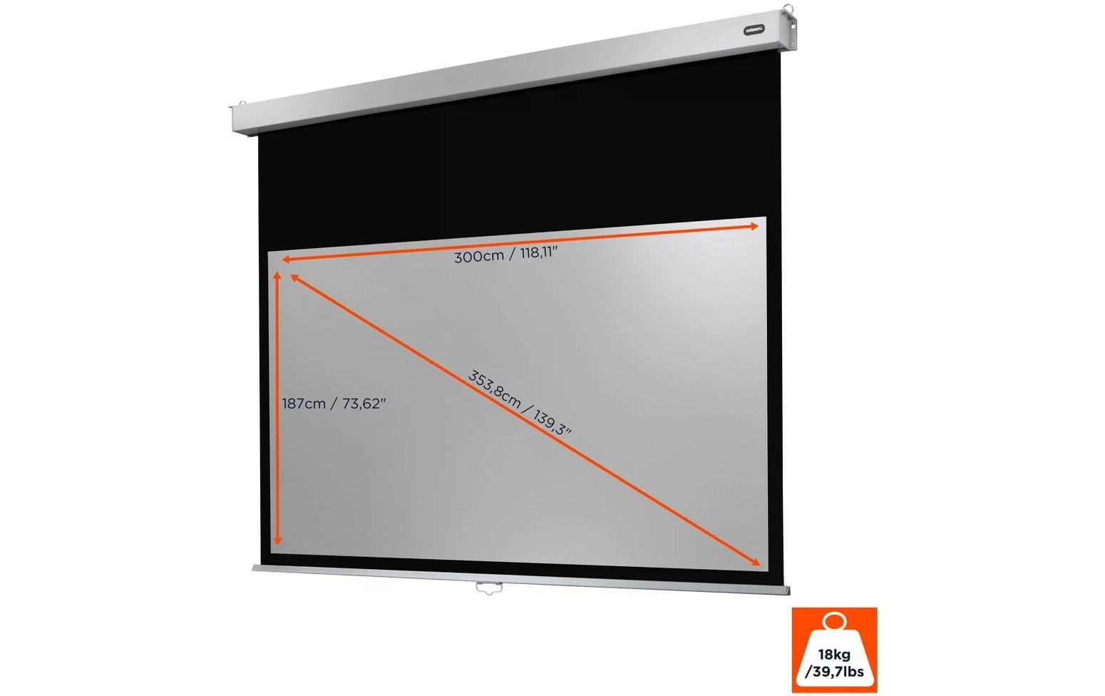 Celexon Rolloleinwand »Professional Plus 300x187 cm«