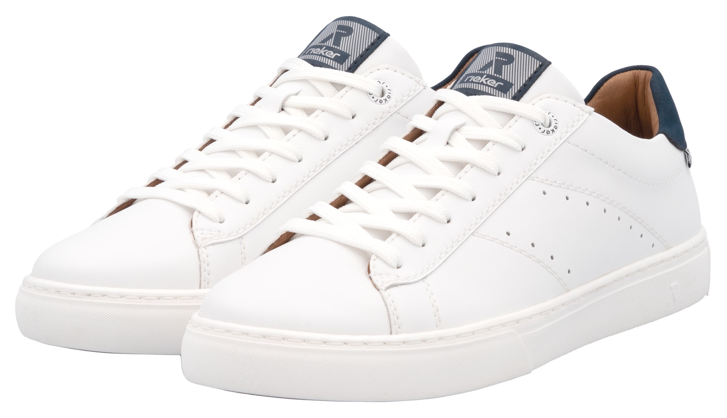 Image of RIEKER Sport Sneaker mit Leder-Innenfutter, Freizeitschuh, Halbschuh, Schnürschuh