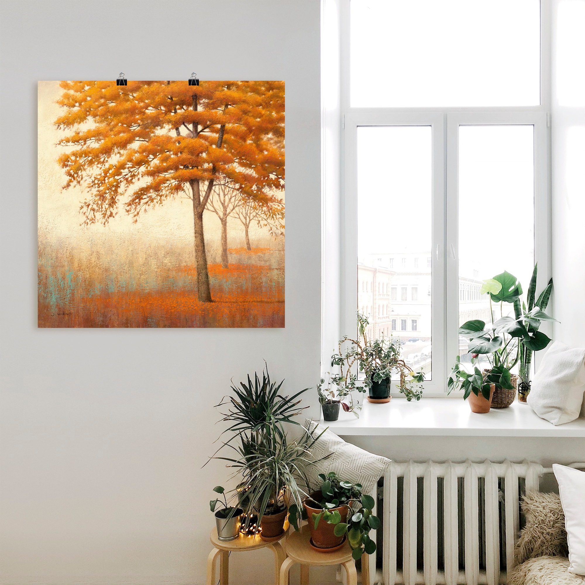 Artland Wandbild »Herbst Baum I«, Bäume, (1 St.), als Leinwandbild, Poster in verschied. Grössen