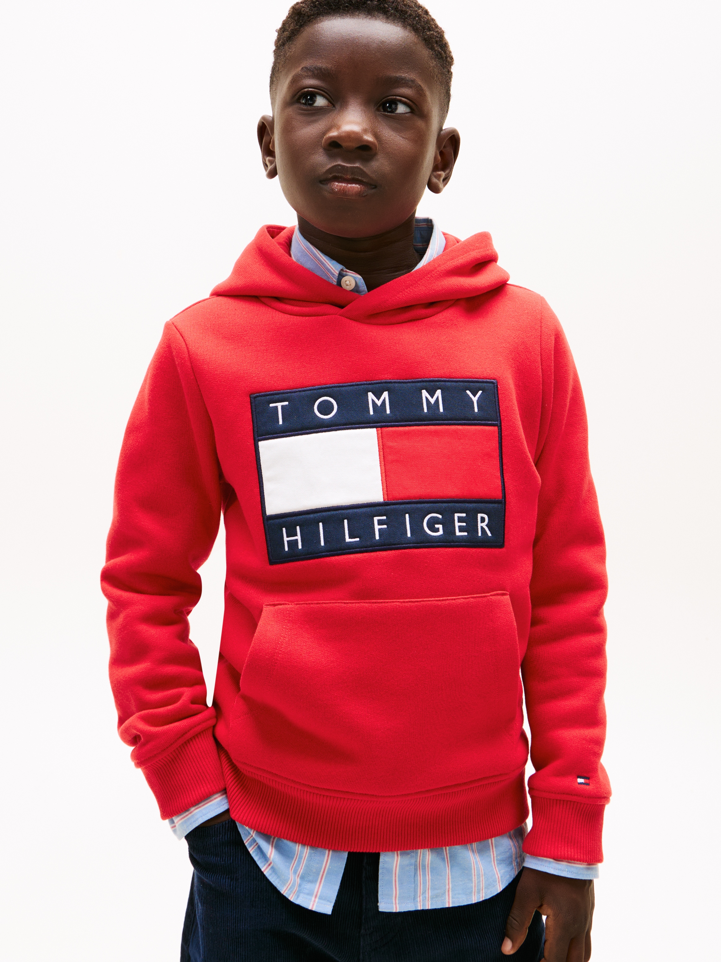 Tommy Hilfiger Sweat à capuche , Kinder bis 16 Jahre, mit Kapuze
