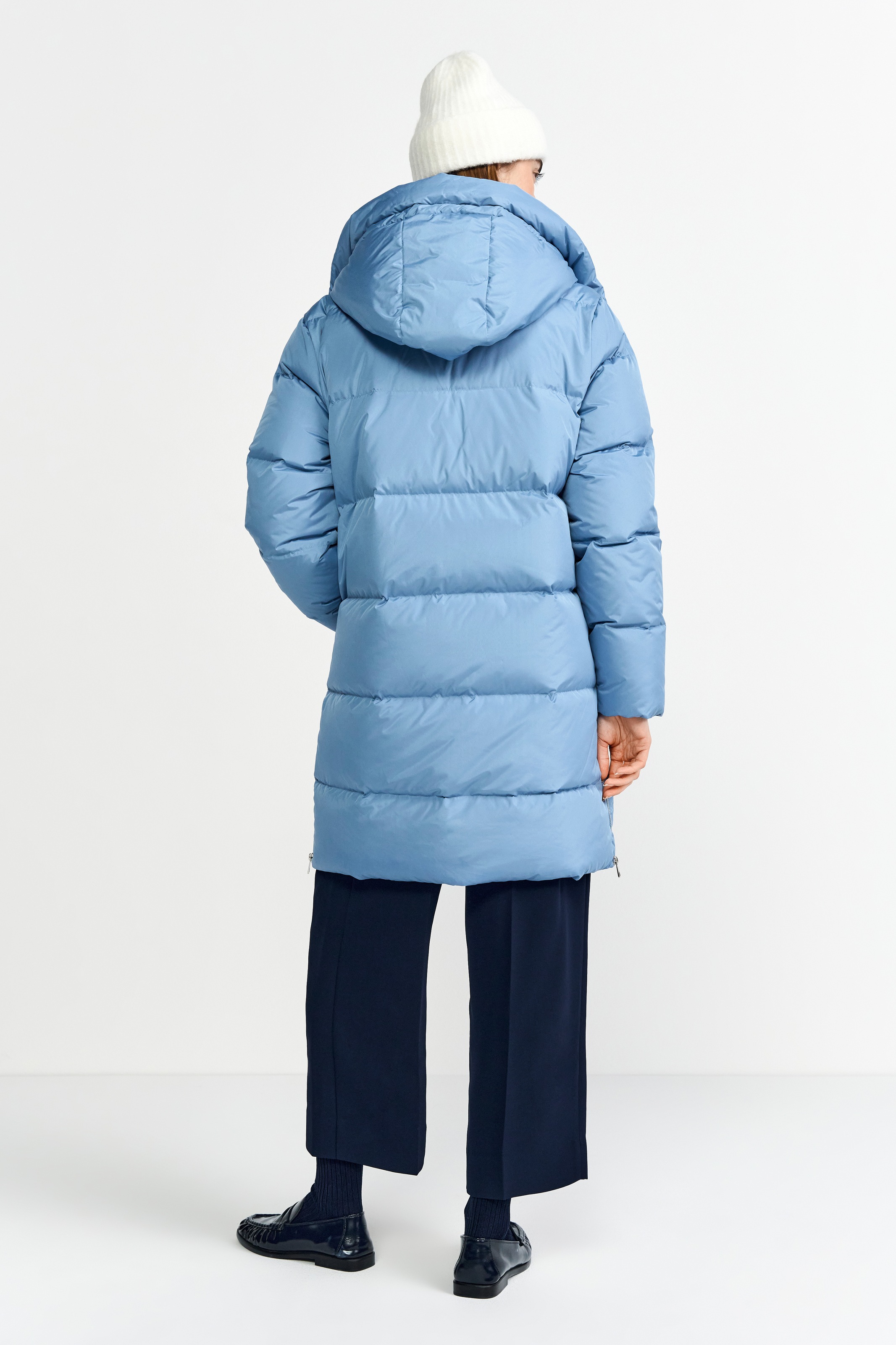 RICHROYAL Steppmantel oversized, mit Reissverschlüssen an den Seiten, Wintermantel