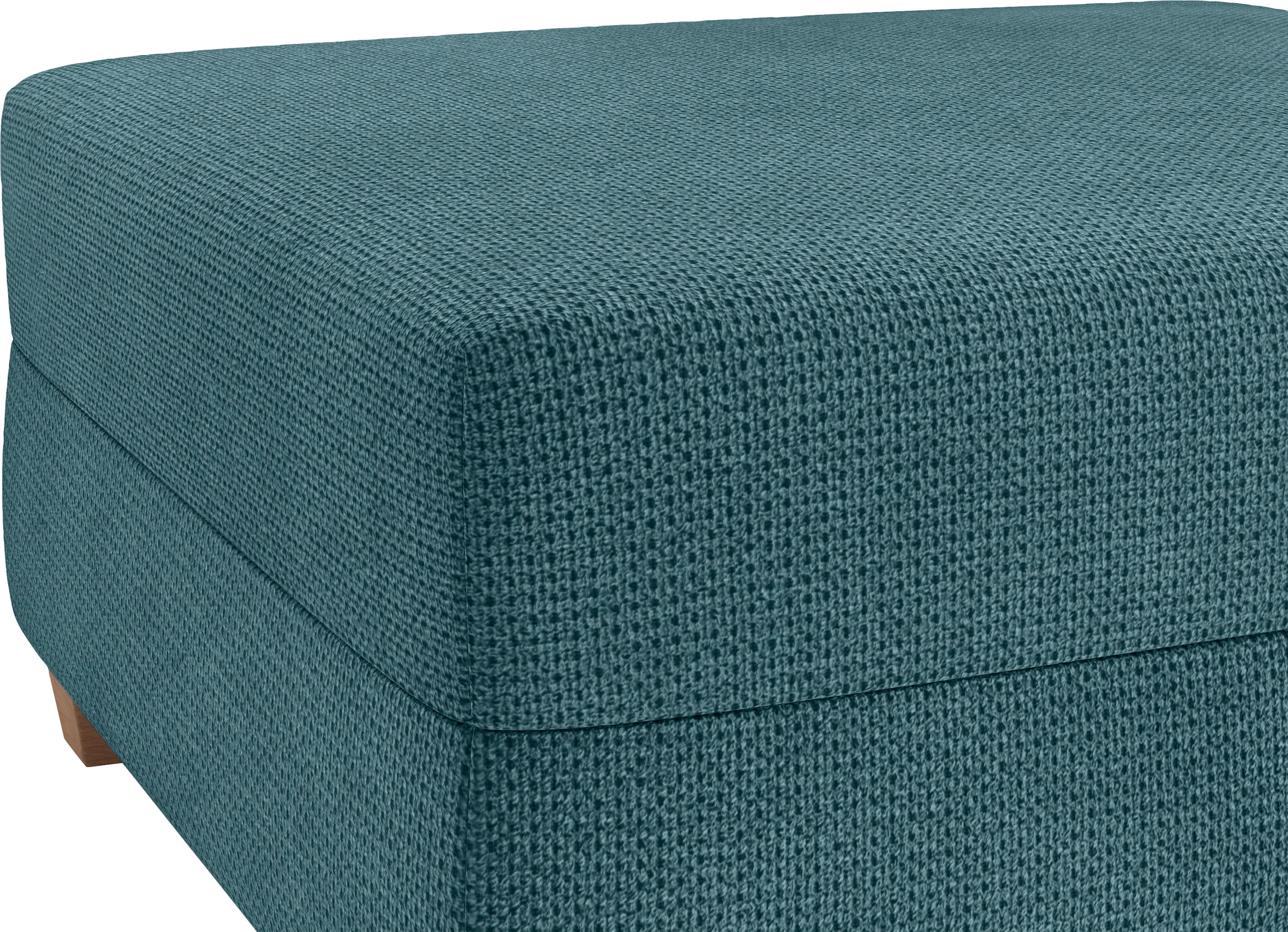 Mr. Couch Hocker »Hilla«, Mit Federkern, wahlweise mit DuraSpring-Taschenfederkern