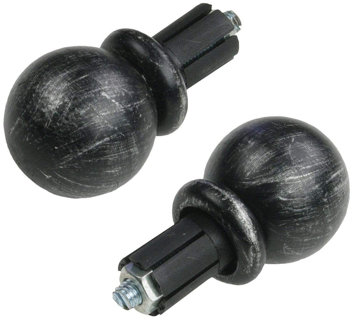 Liedeco Gardinenstange »Esp Kugel«, 2 läufig-läufig, Fixmass, 2-läufig im Fixmass Ø 16 mm