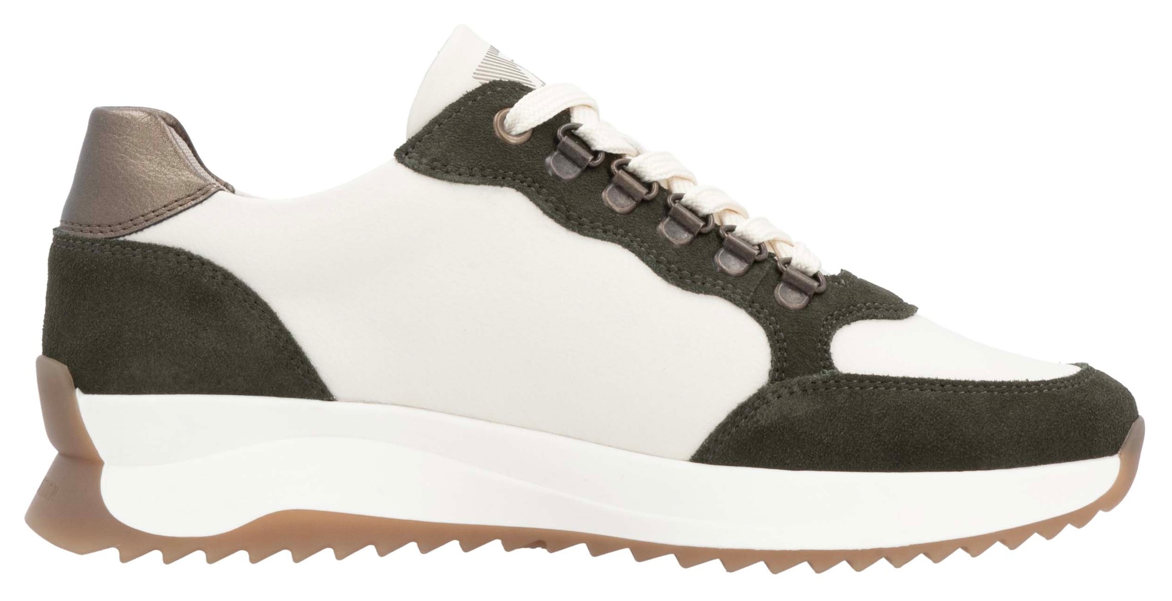 Rieker EVOLUTION Sneaker, Freizeitschuh, Halbschuh, Schnürschuh mit modischen Kontrastbesätzen