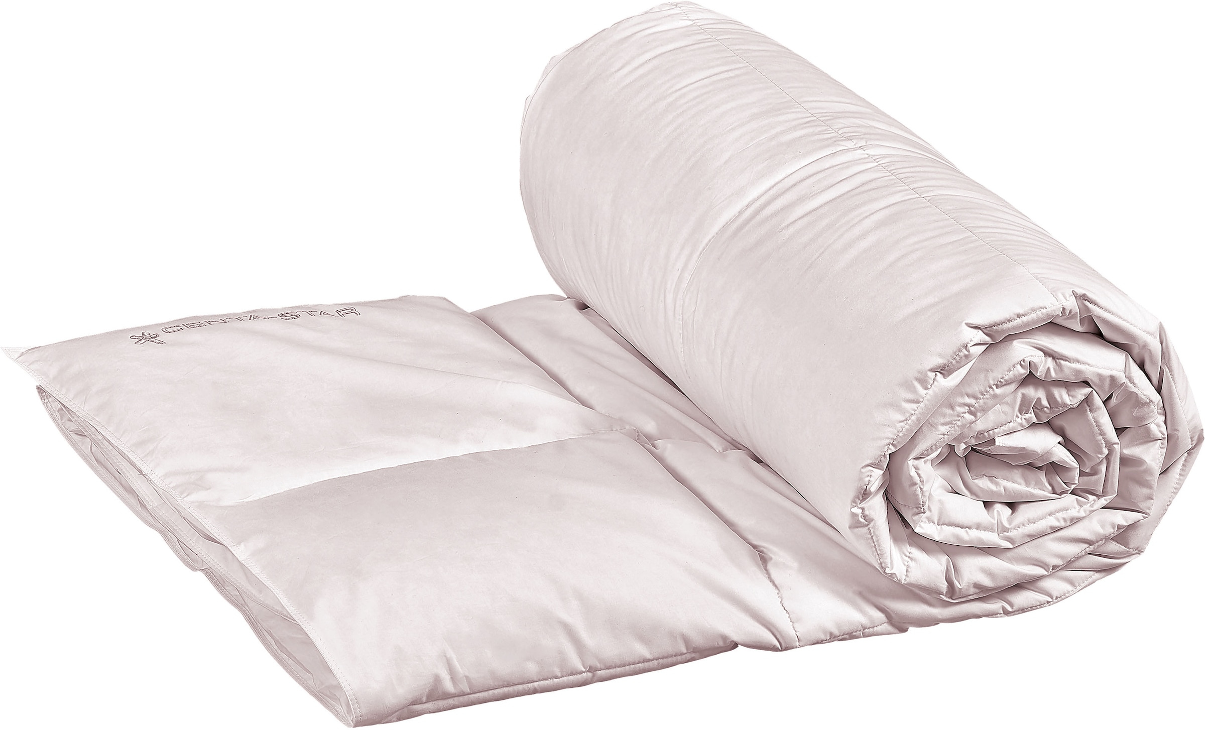Centa-Star Couette en duvet »Golf von Alaska« léger Füllung 1a handverlesene Freilandentendaunen (100% Daunen) 1 cuis tlg. chaleur luxueuse avec un confort léger comme une plume
