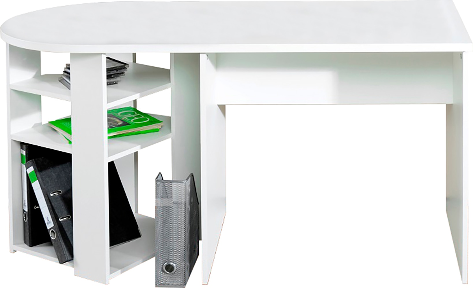 Image of VOGL Möbelfabrik Schreibtisch frei im Raum aufstellbar, Breite 135 cm, Made in Germany