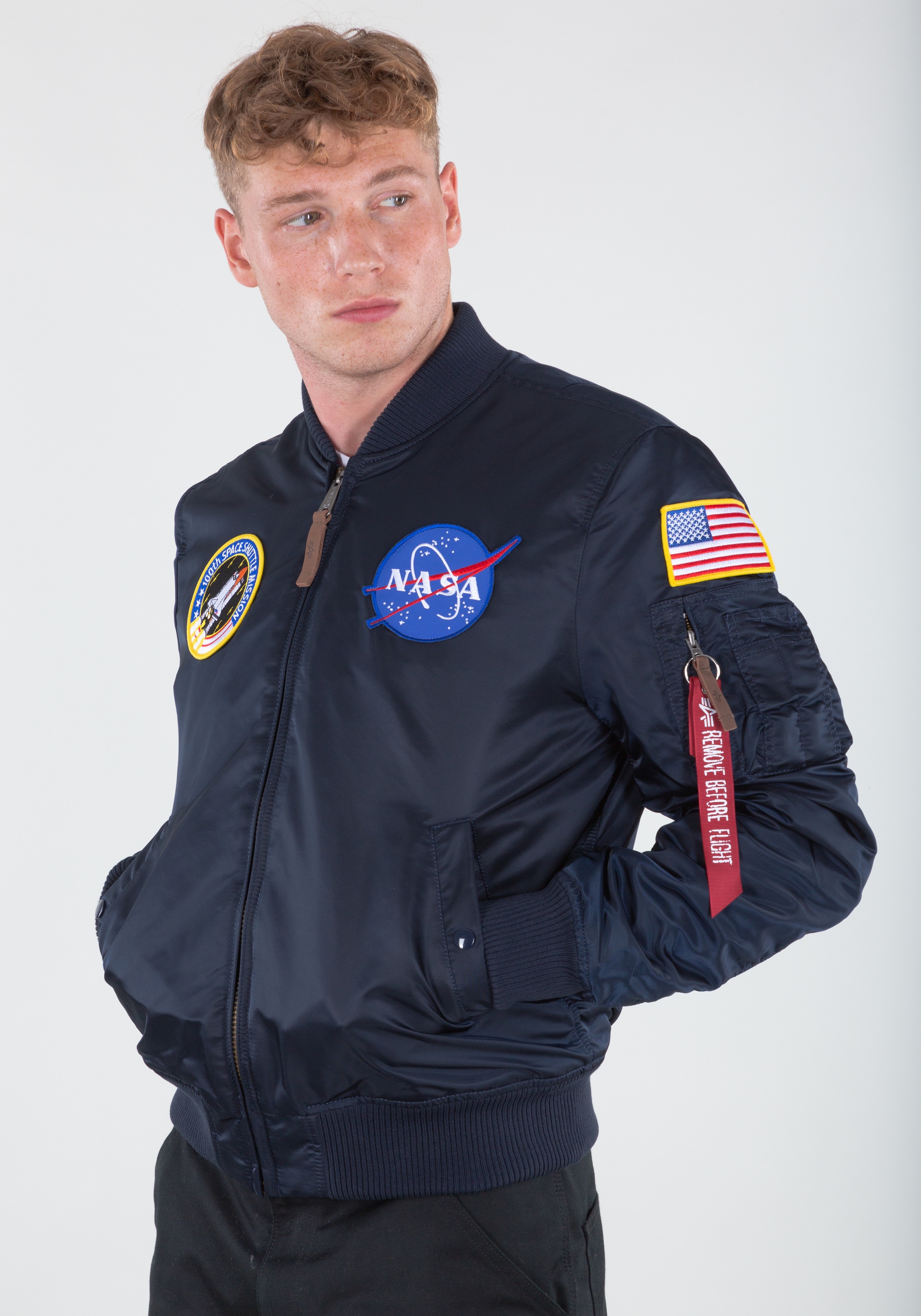Alpha Industries Bomberjacke »Alpha Industries Men - Bomber Jackets MA-1 VF Vintage Fit NASA«