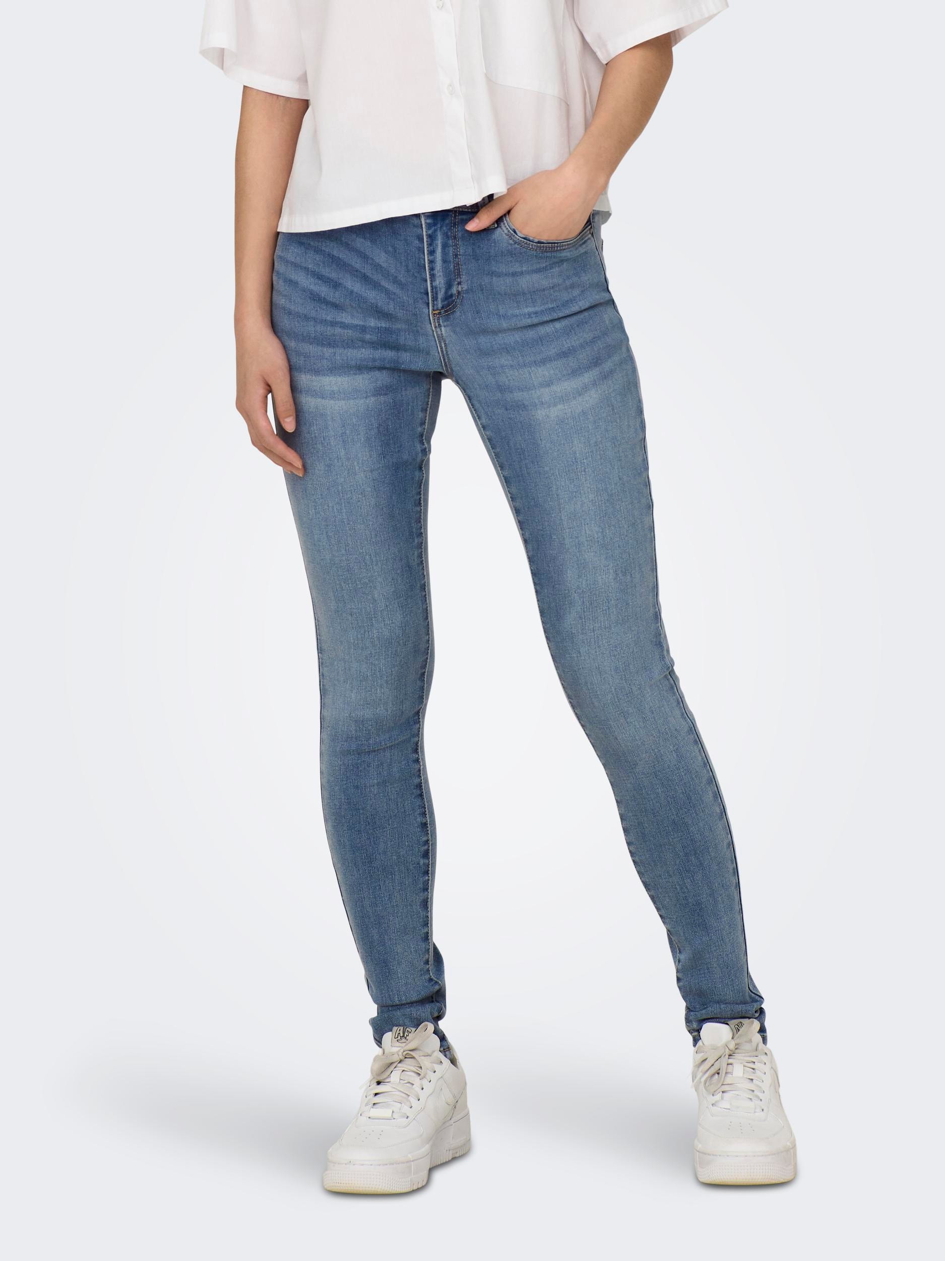 Image of ONLY Skinny-fit-Jeans "ONLWAUW MID SKINNY DNM GUABOX"
