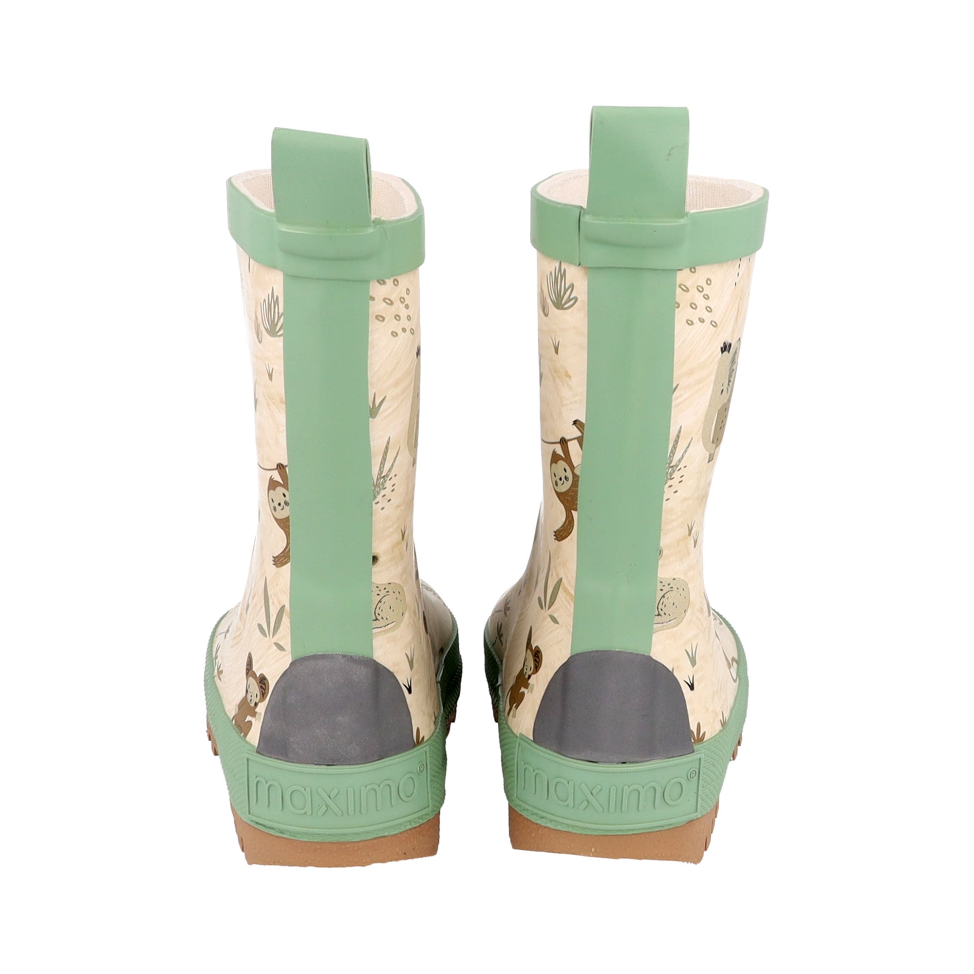 MAXIMO Gummistiefel  2 tlg.  Allover-Print, gefüttert, reflektierende Details