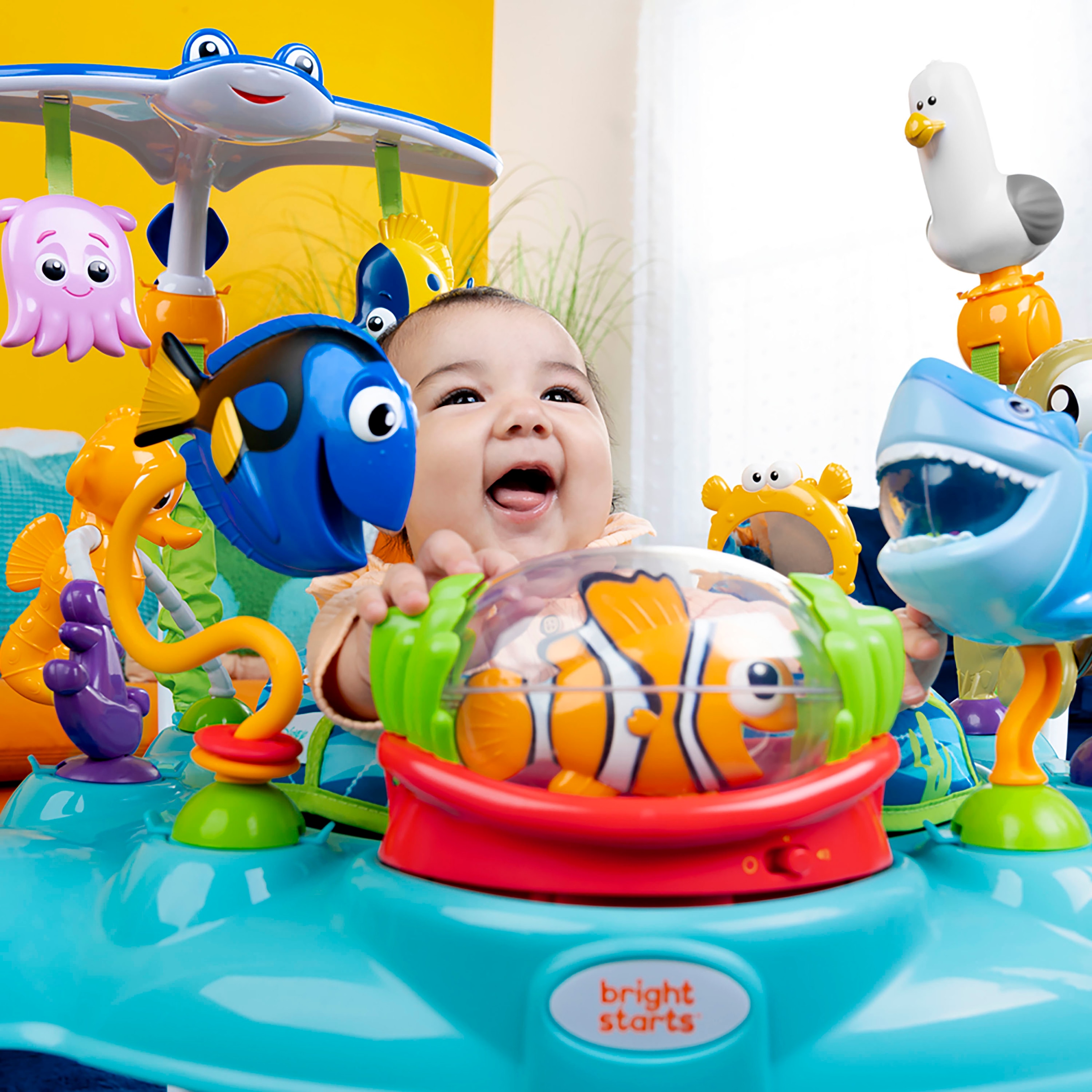 Bright Starts Centre de jeux »Finding Nemo Sea of Activities Jumper« mit Licht- und Soundeffekt