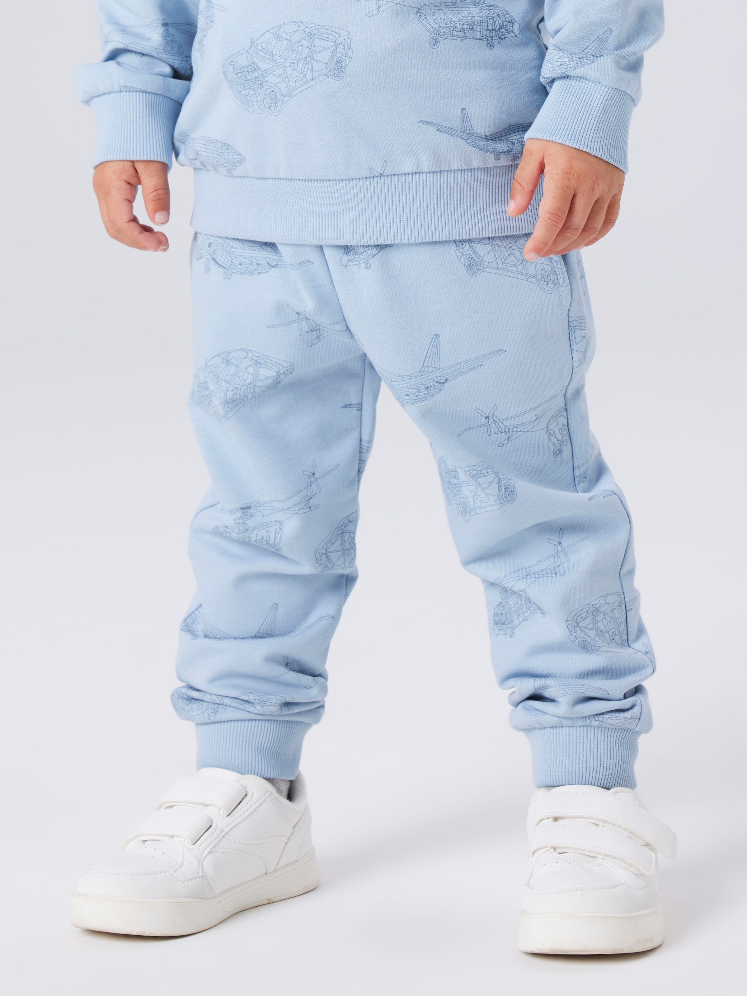 Name It Sweatpants »NMMVARON für Jungen mit Tunnelzug und Markenlabel«  bedruckt, casual, normal, Baumwolle, ohne Kragen