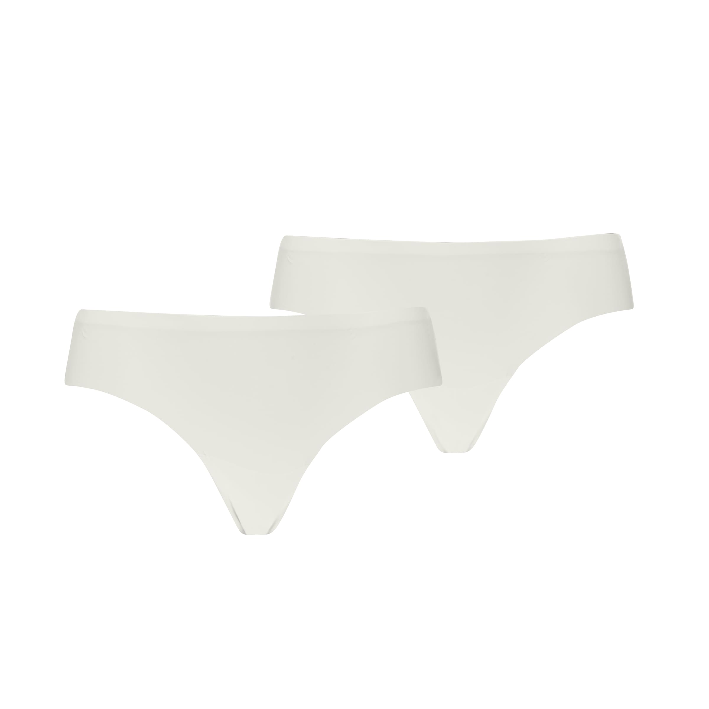 Image of PUMA Brasilslip "PUMA WOMEN MICROFIBER BRAZILIAN BRIEFS" 2er Pack, nahtlose Ränder für eine unsichtbare Passform