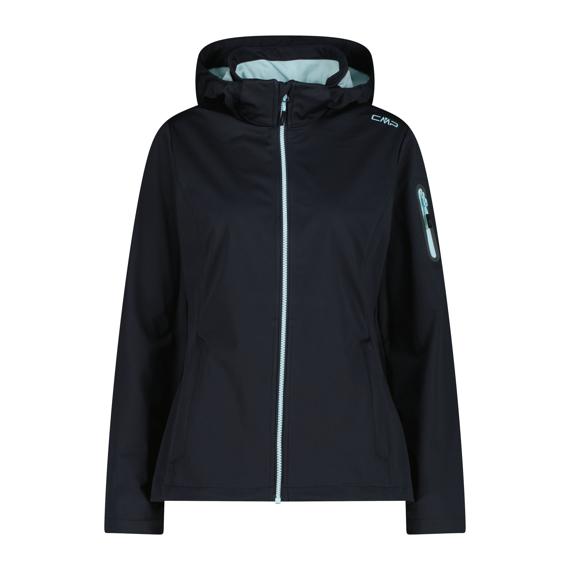 CMP Softshelljacke, mit Kapuze, Atmungsaktiv & Windabweisend & Wasserabweisend