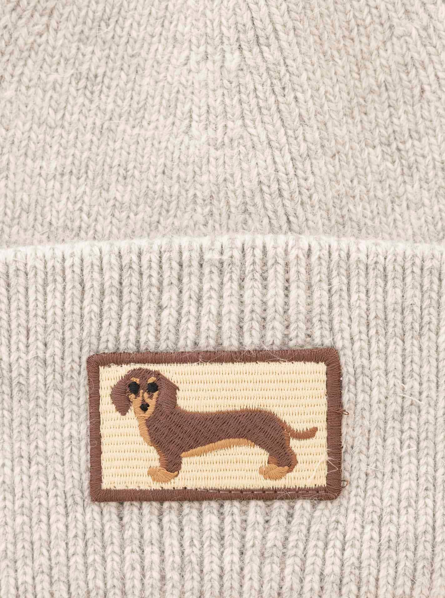 Zwillingsherz Beanie »"Dog Patch"«, mit süssem Dackelmotiv und Wollanteil
