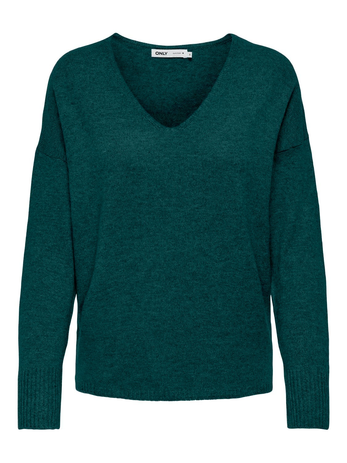 ONLY V-Ausschnitt-Pullover »ONLRICA LIFE L/S V-NECK PULLO KNT NOOS«