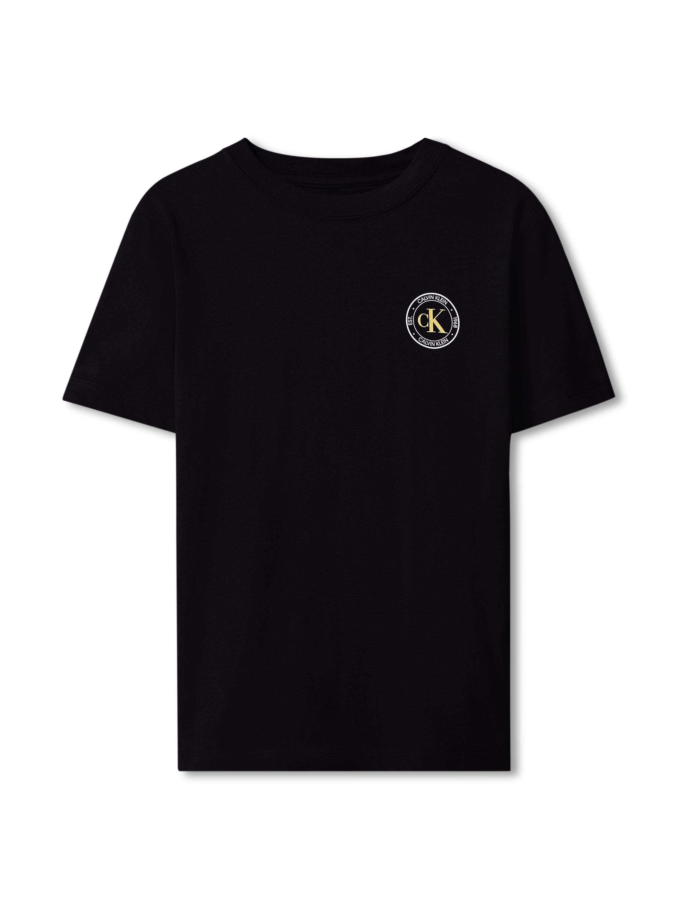 Calvin Klein T-shirt »CK SMALL CHEST CIRCLE SS T-SHIRT« coupe régulière avec col rond