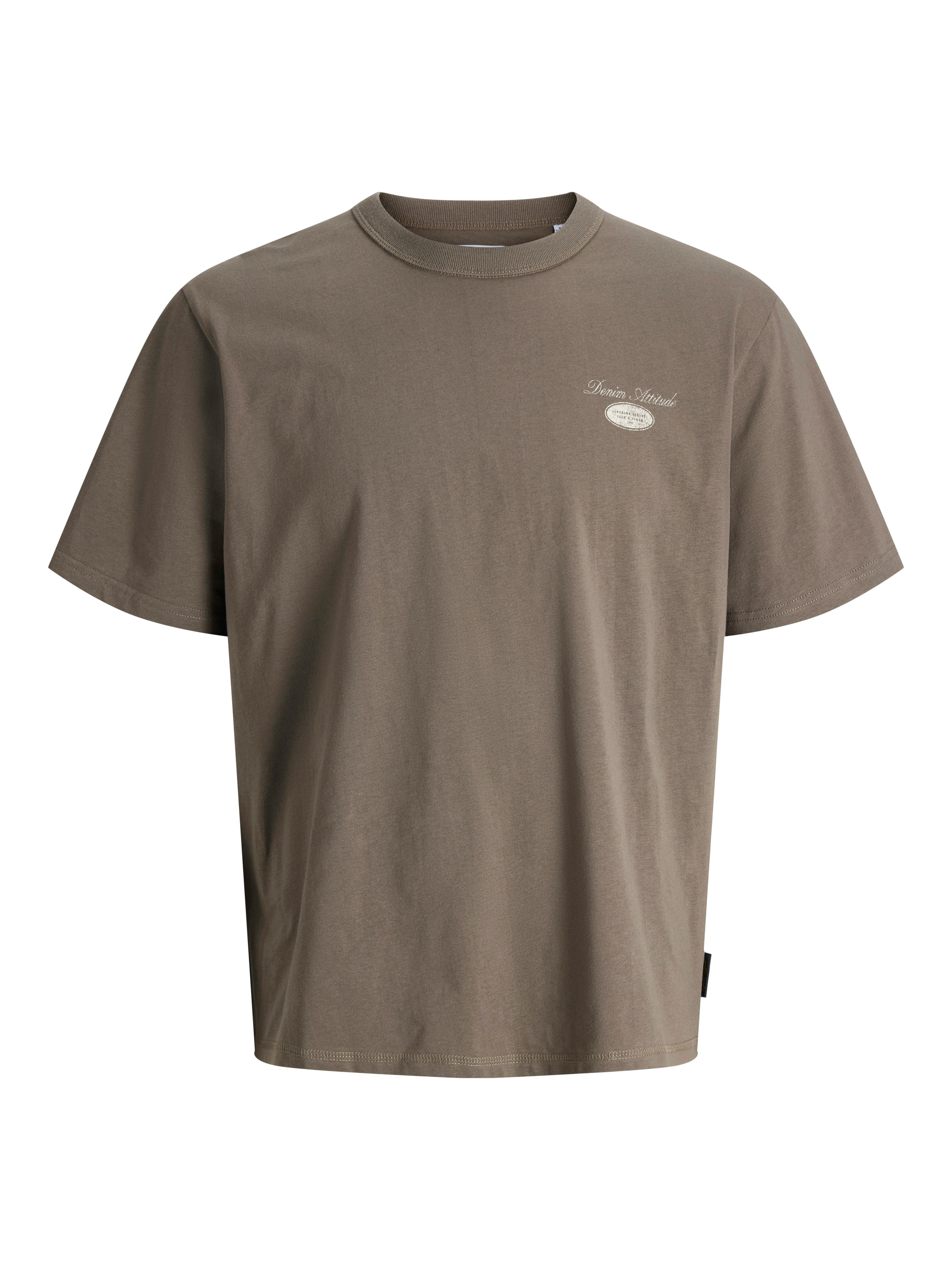 Jack & Jones Shirt à col rond »JJEDOVER GRAPHIC TEE SS CREW NECK SN« Baumwolle, relaxed fit