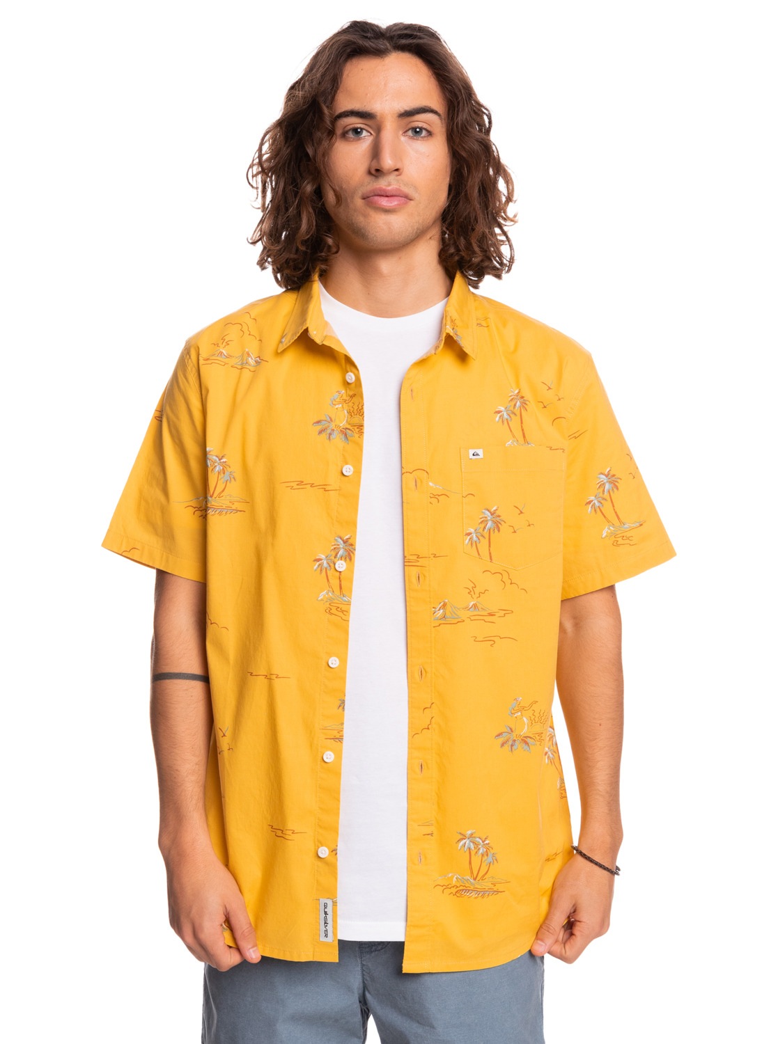 Image of Quiksilver Kurzarmhemd »Island Time Stretch« bei Ackermann Versand Schweiz