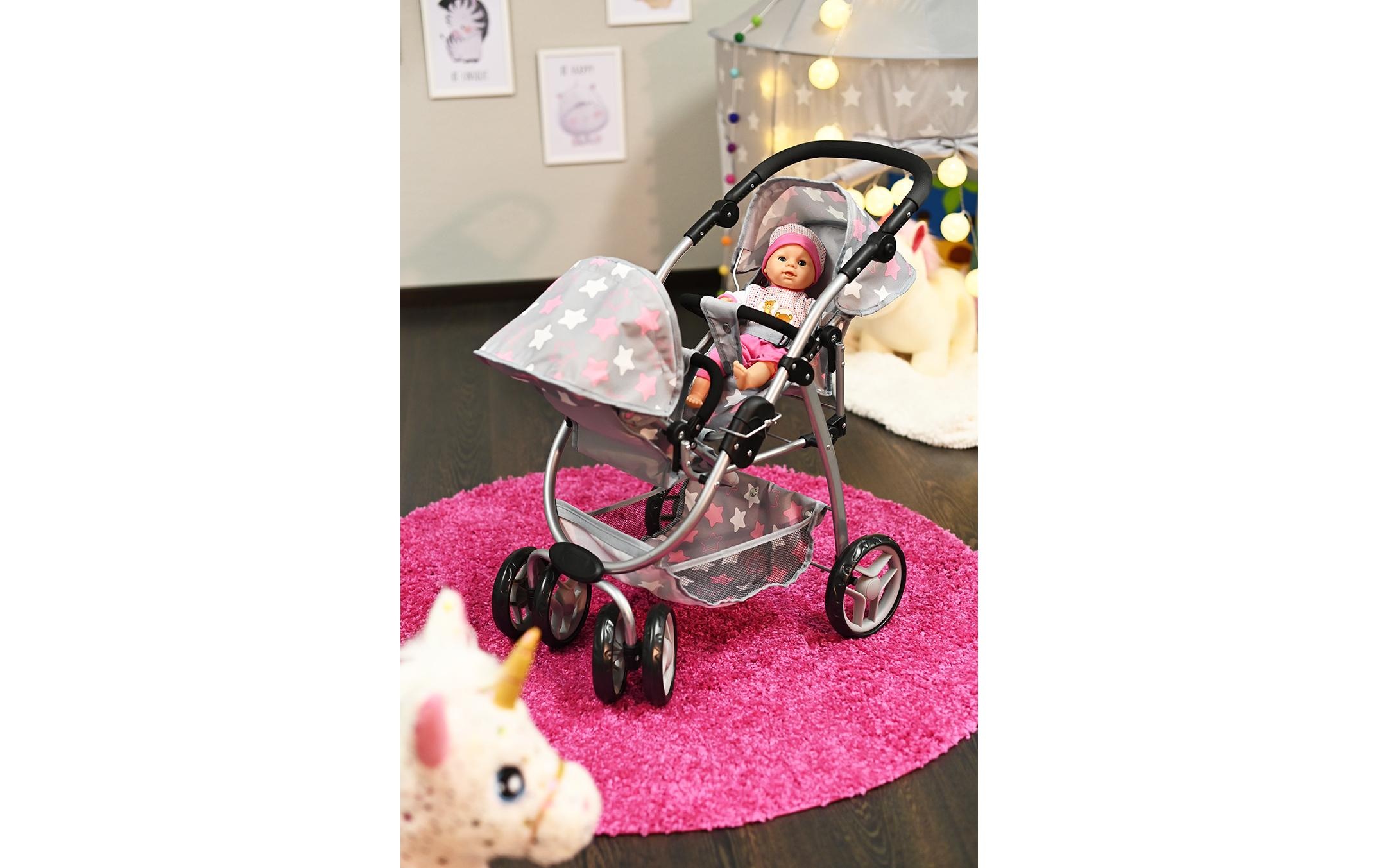Knorrtoys® Puppen-Zwillingsbuggy »Milo Star«