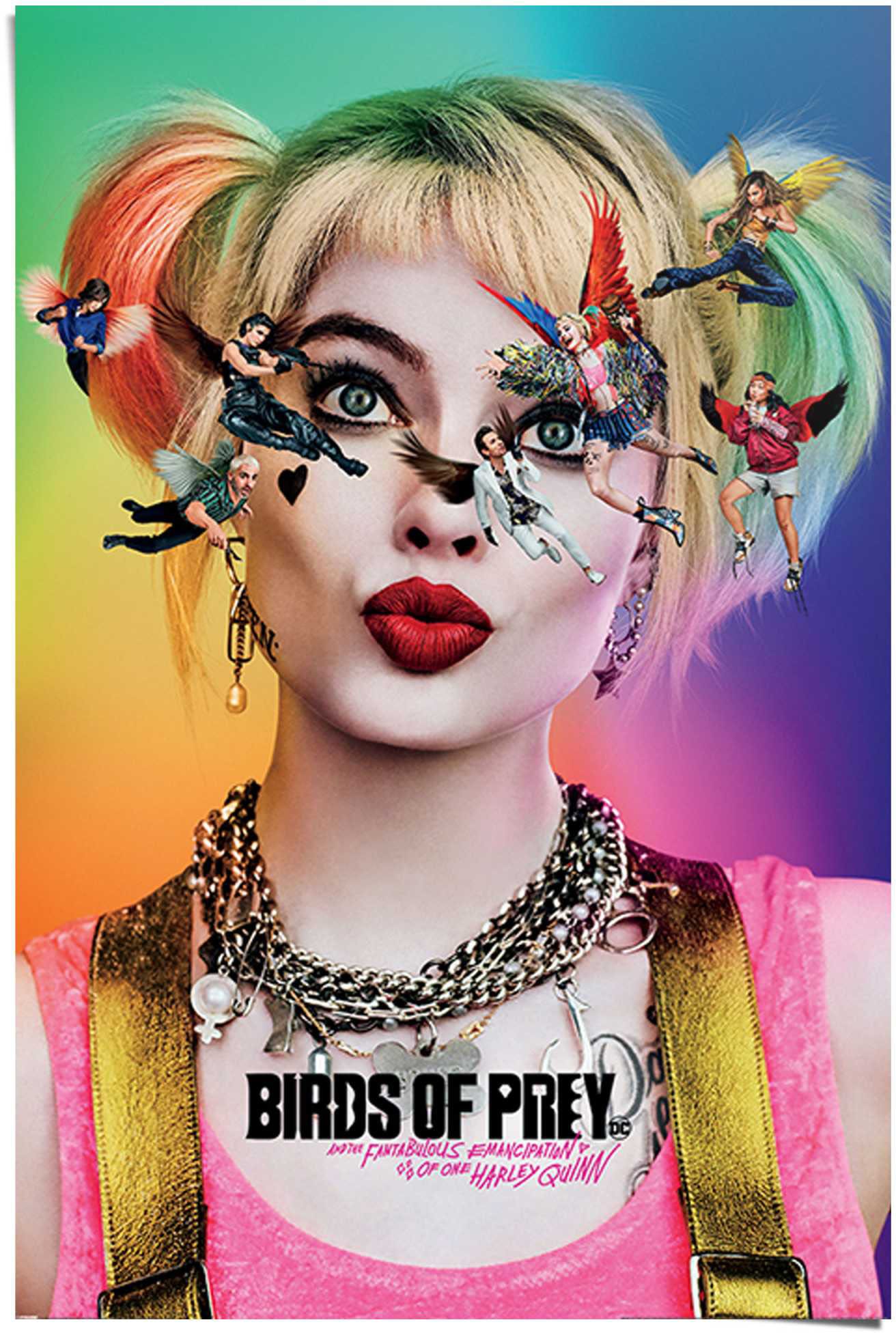 Image of Reinders! Poster »Birds of Prey Harley Quinn - DC Comics - Suicide Squad - The Joker«, (1 St.) bei Ackermann Versand Schweiz