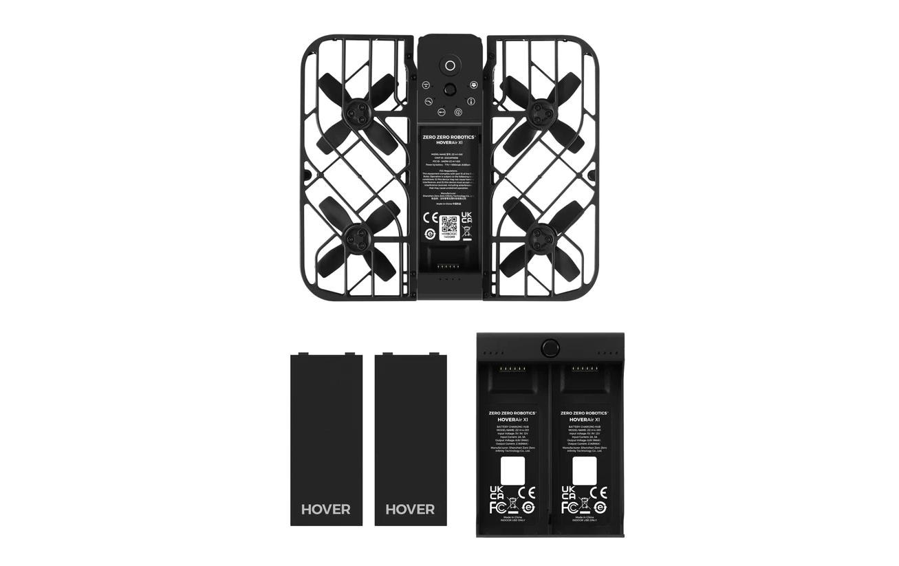 Drohne »HOVERAir HoverAir X1 Combo RTF (C0)«, Bedienung: App, Frequenzbereich: 2.4/5.8 GHz