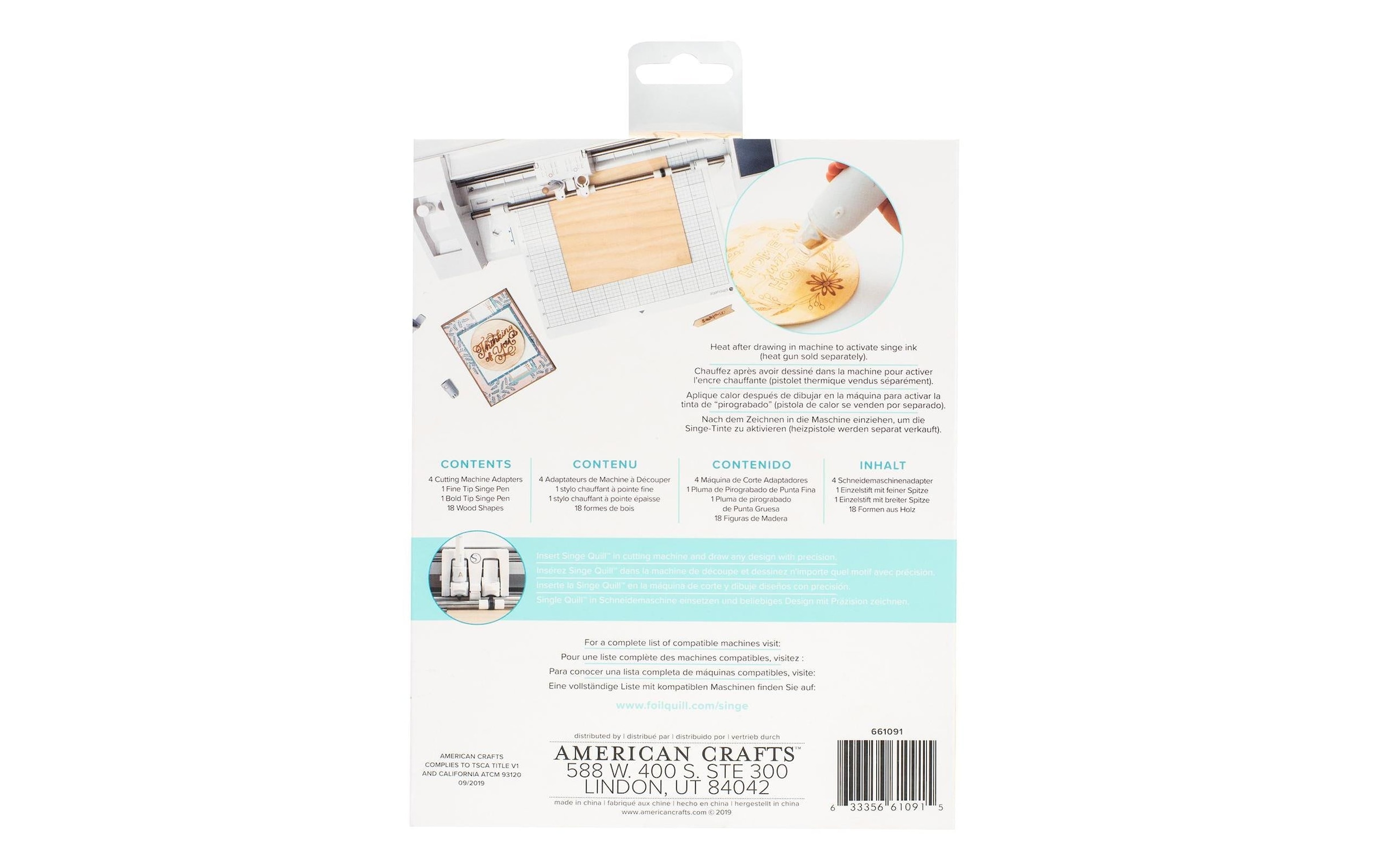   Set créatif »Singe Quill Brandmalerei«