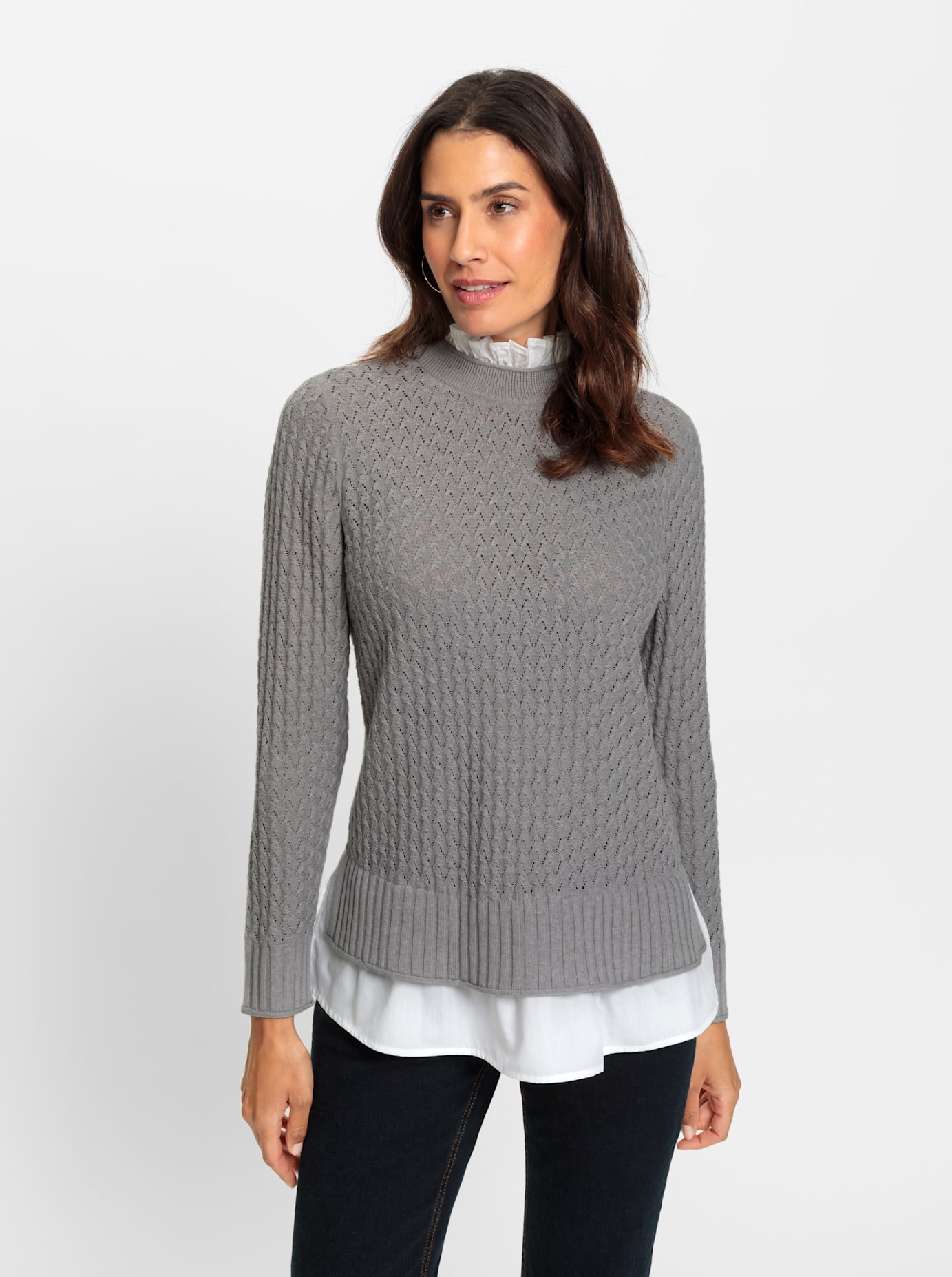 Inspirationen 2-in-1-Pullover »Pullover«