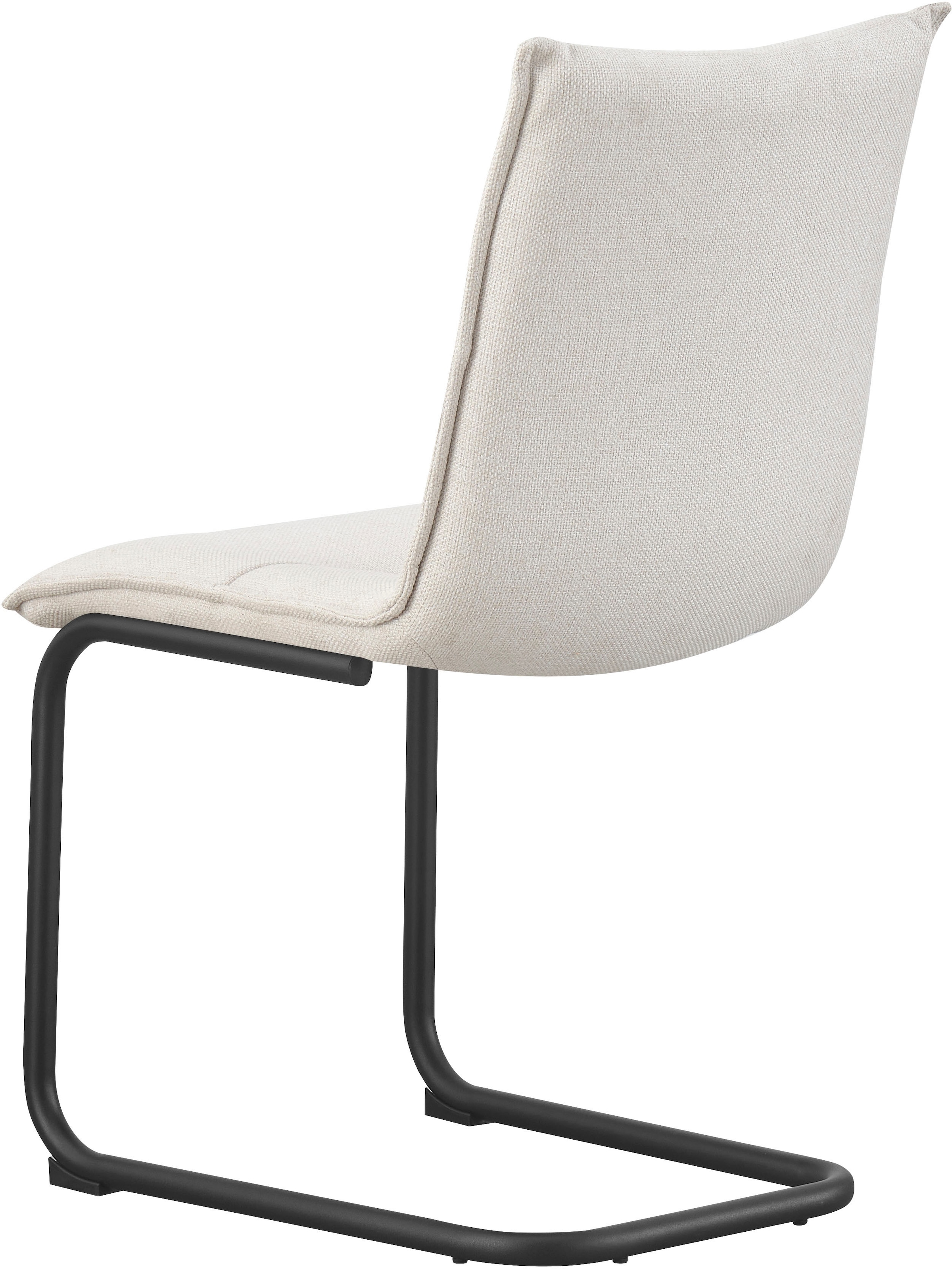 Home affaire Esszimmerstuhl »SARNIA, 2er Set, mit Metallgestell in matt schwarz« (Set) 2 Stk.in verschiedenen Farben, Belsatbarkeit pro Stuhl 120 kg