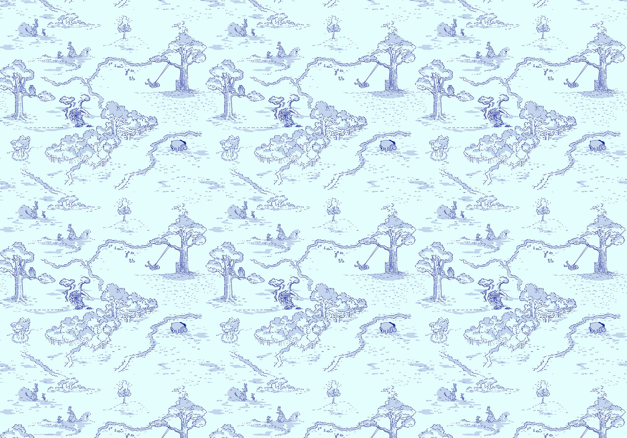 Image of Komar Fototapete »Winnie Pooh Pat«, Comic-mehrfarbig bei Ackermann Versand Schweiz