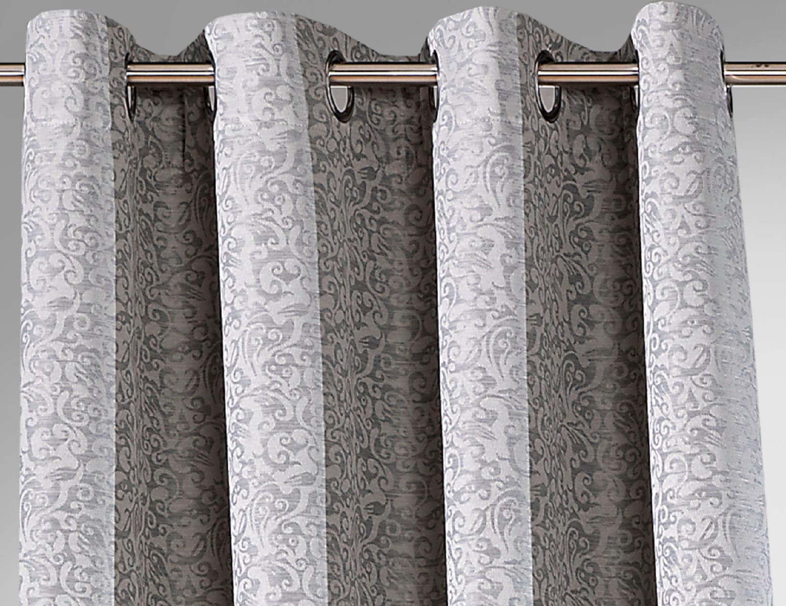 Weckbrodt Vorhang »Liam« Ösen 1 Stk. tlg. Jacquard, blickdicht, mit beschichteter Rückseite, Gardine, Store
