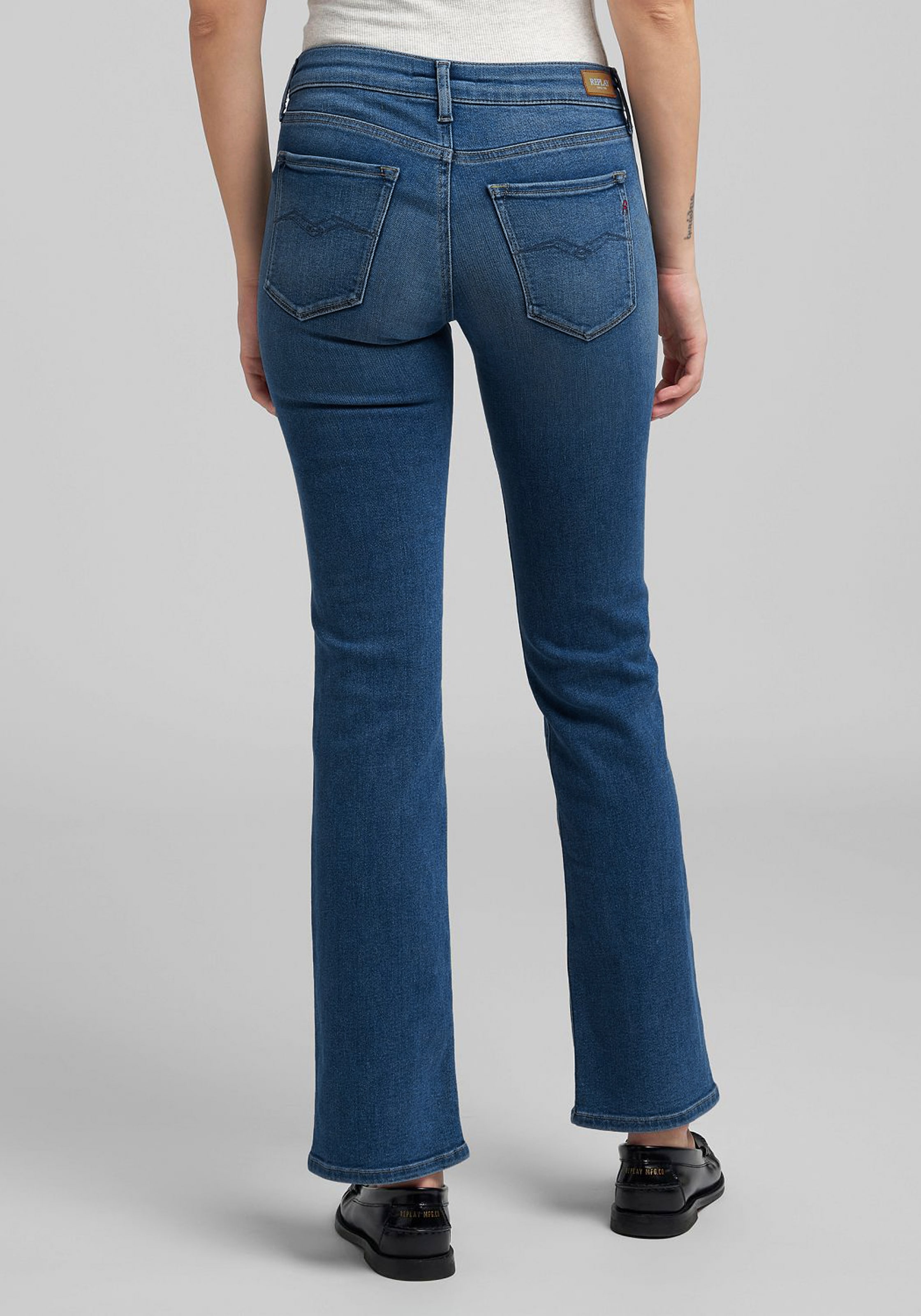 Replay Jeans bootcut »NEW LUZ« avec R brodé sur la poche arrière