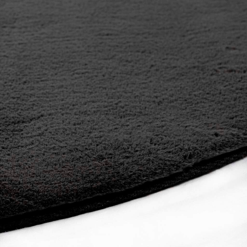 Carpet City Hochflor-Teppich »TOPIA400«, rund, 21 mm Höhe, besonders weich und kuschelig durch Polyester, Uni-Farben