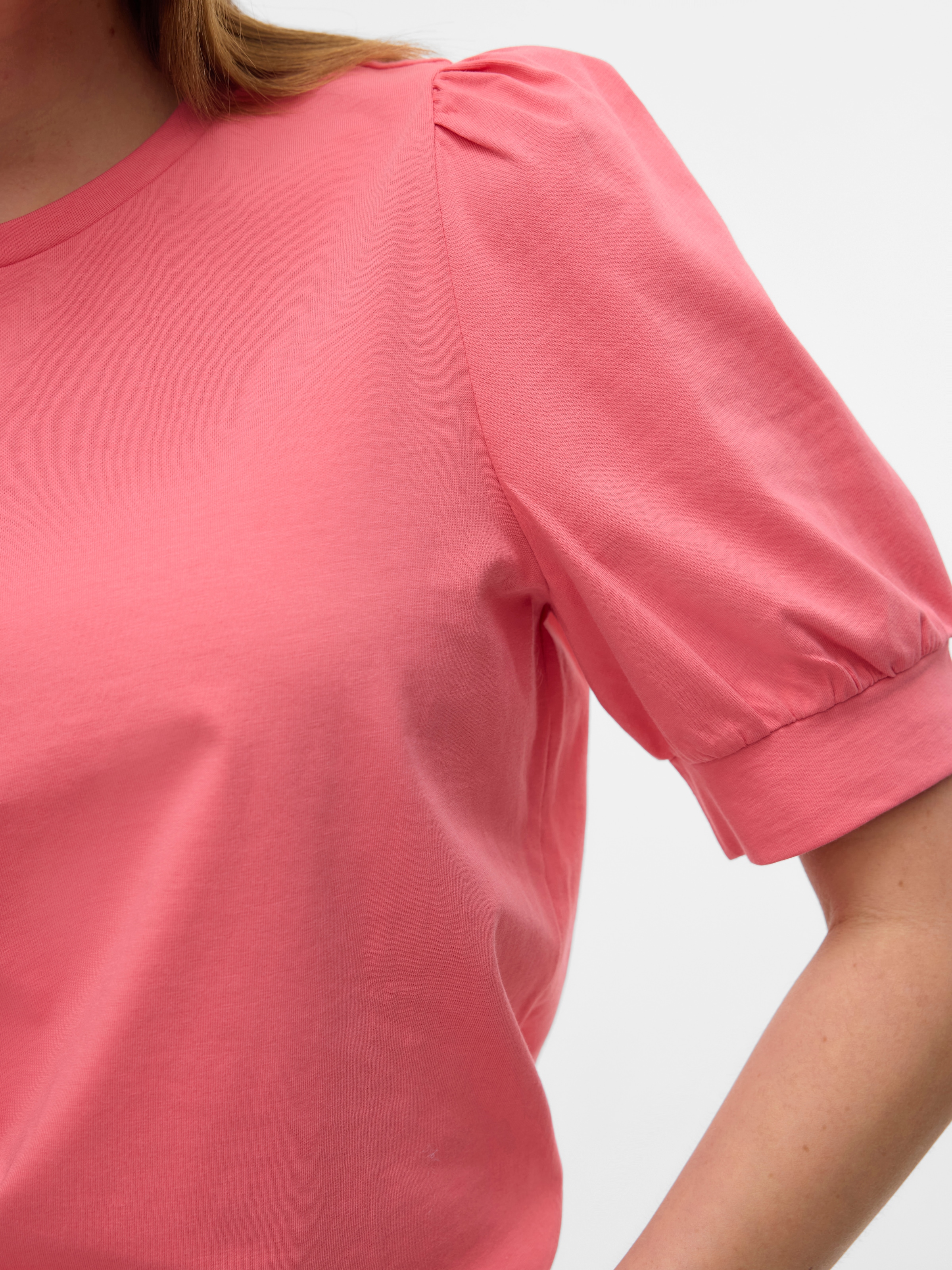 Vero Moda »VMKERRY 2/4 O-NECK TOP VMA JRS NOOS« mit Rundhalsausschnitt