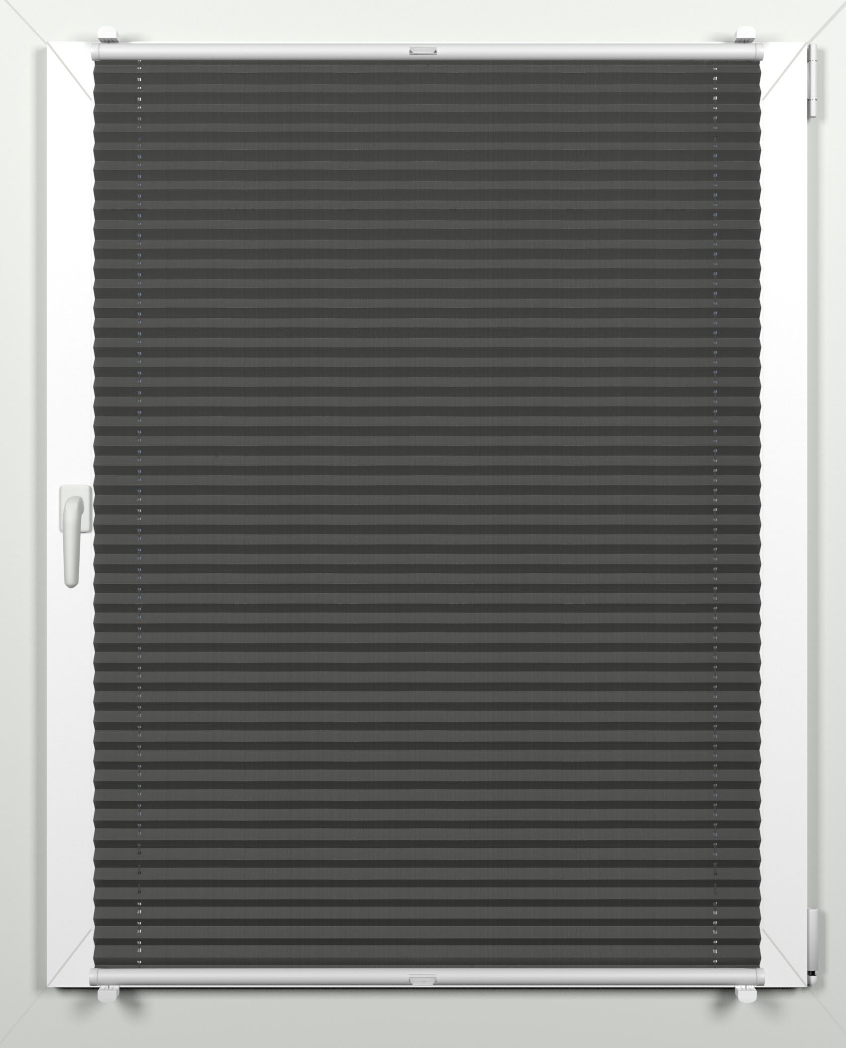 indeko Plissee »simple«, Lichtschutz, ohne Bohren, verspannt, mit Klemmträgern, nach Mass