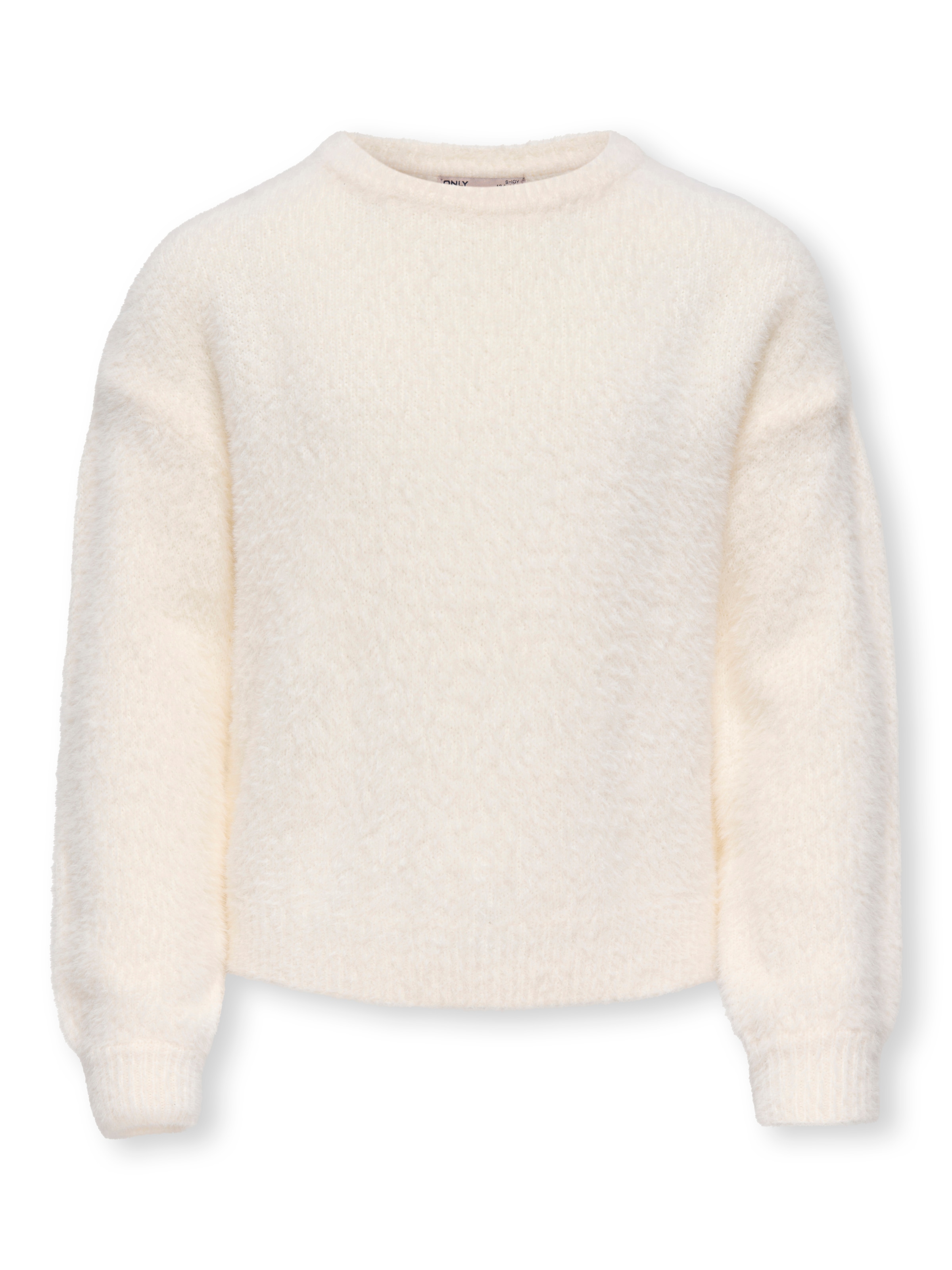 Image of KIDS ONLY Rundhalspullover "KOGNEWPIUMO L/S PULLOVER CP KNT NOOS" Kunstfaser