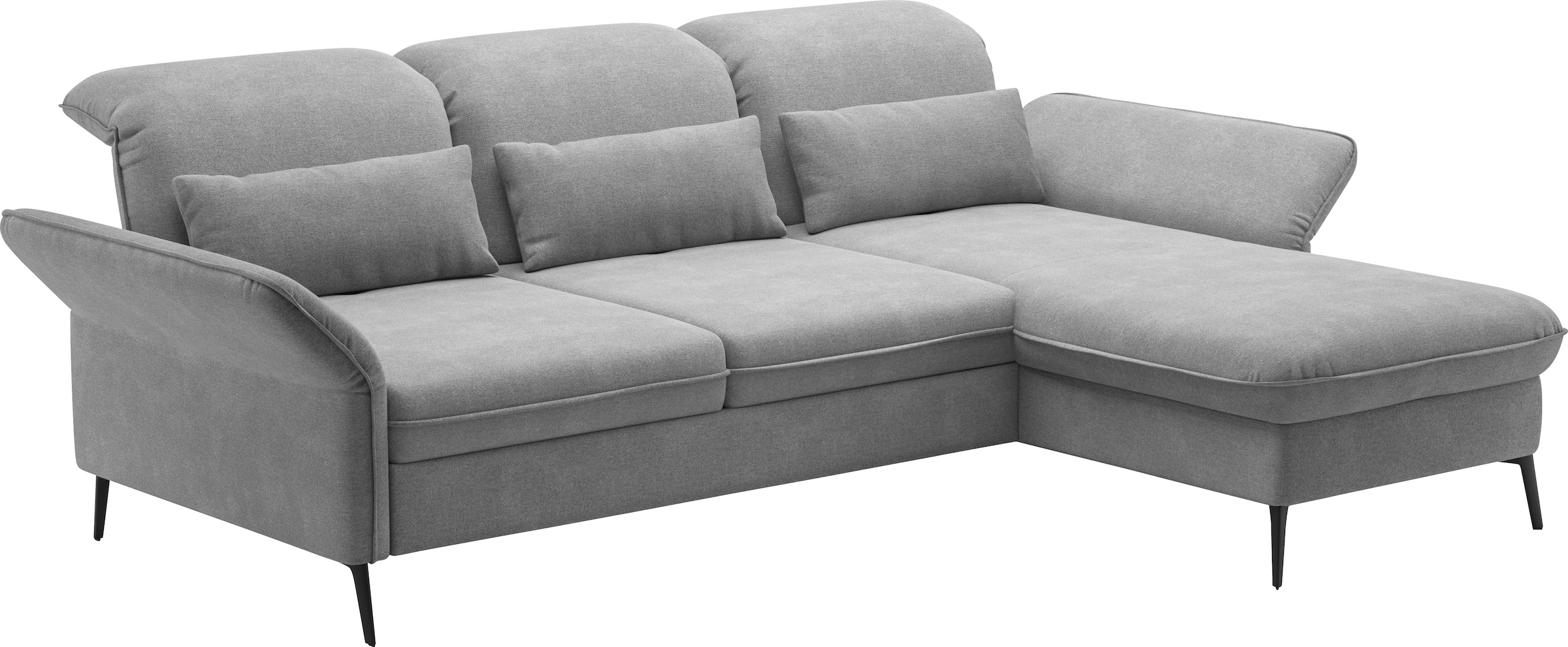 sit&more Ecksofa »Emely«, mit Sitztiefenverstellung optional mit Bettfunktion und Bettkasten