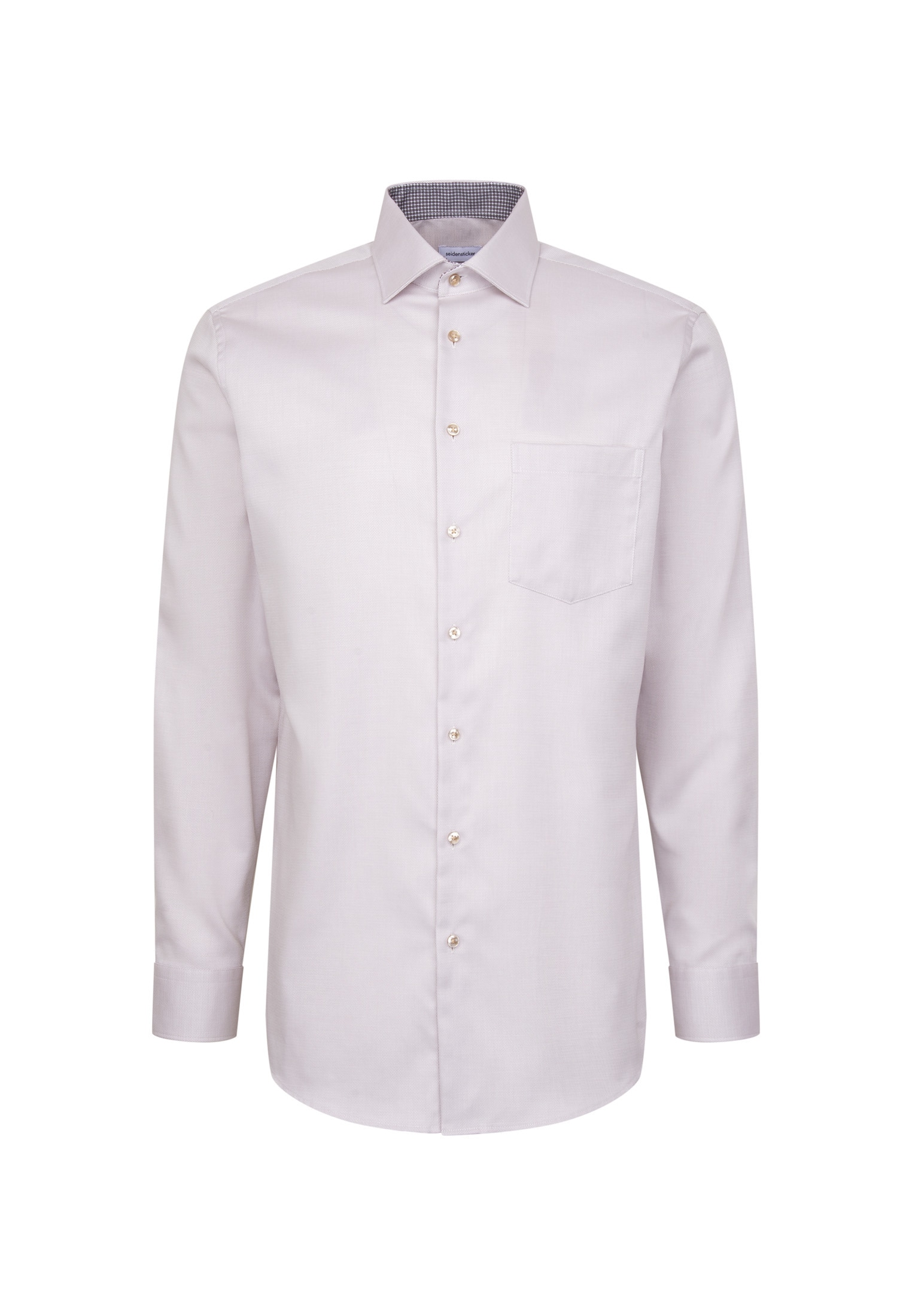 seidensticker Chemise d'affaires »Schwarze Rose« Regular 1/1 Kentkragen Struktur