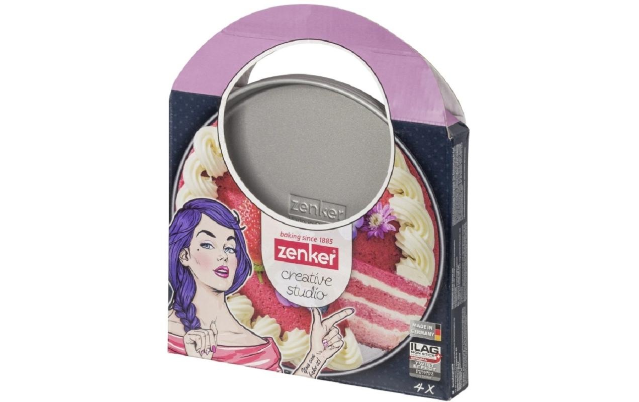 Zenker Backform »creative studio Ø 17 cm«, (4 St.)