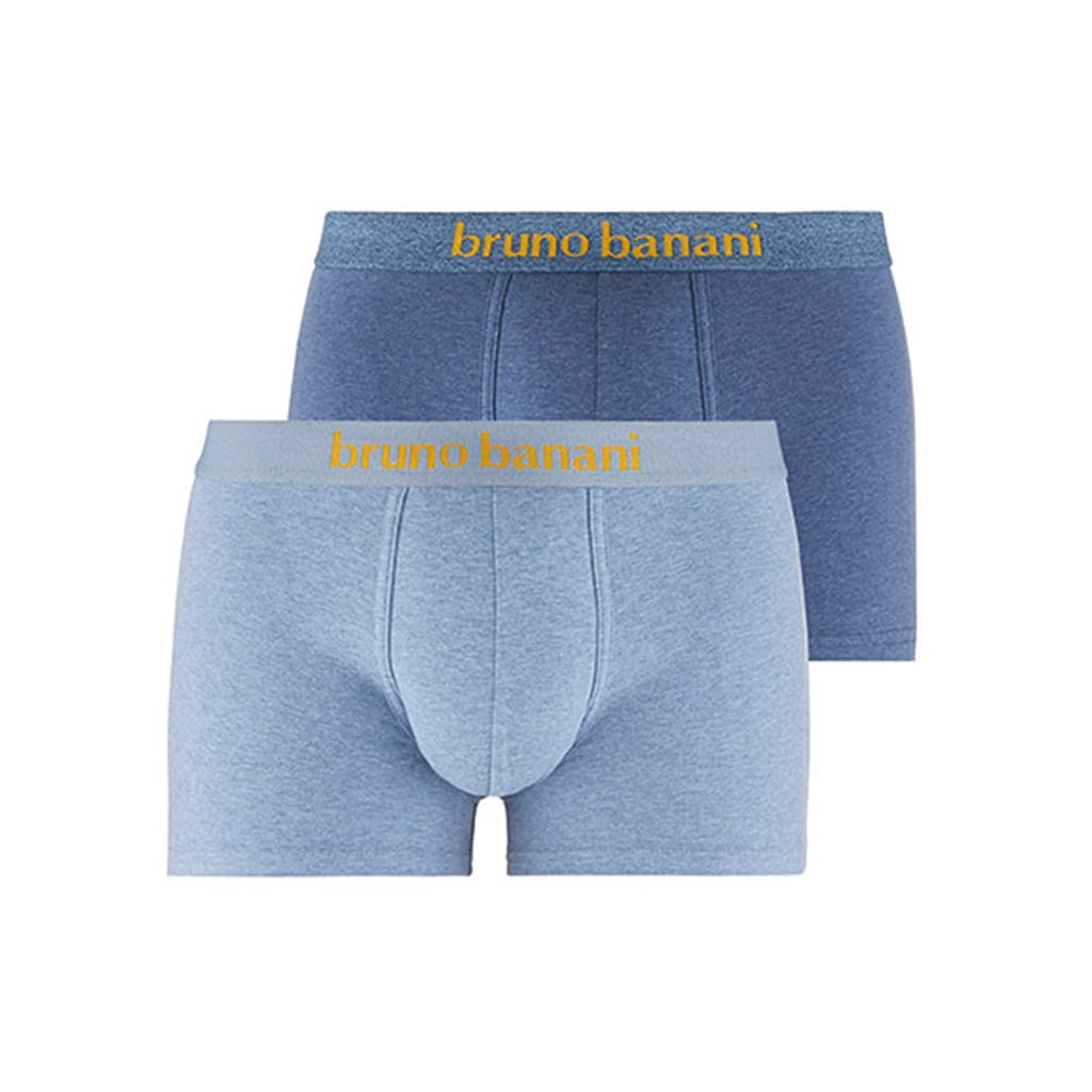 Bruno Banani Boxershorts »Short 2Pack Denim Fun«, (Packung, 2 St.)
