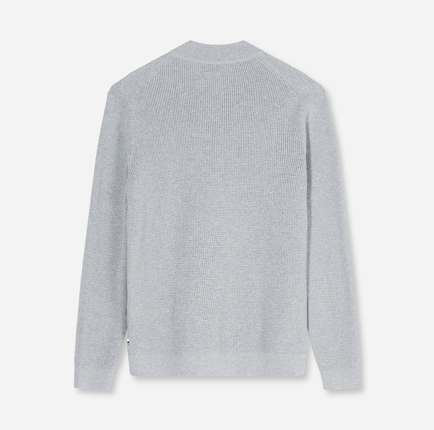 OLYMP Cardigan »Casual« Mélange de coton, col côtelé, coupe régulière