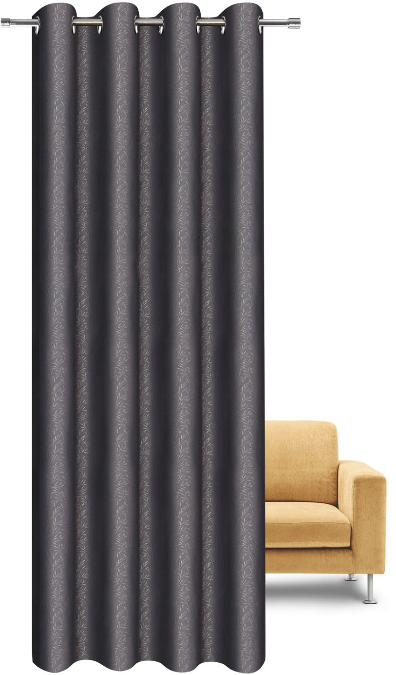 Image of Gerster Gardine »Xandra«, (1 St.), Moderner Ösenschal bedruckt mit Ranken bei Ackermann Versand Schweiz