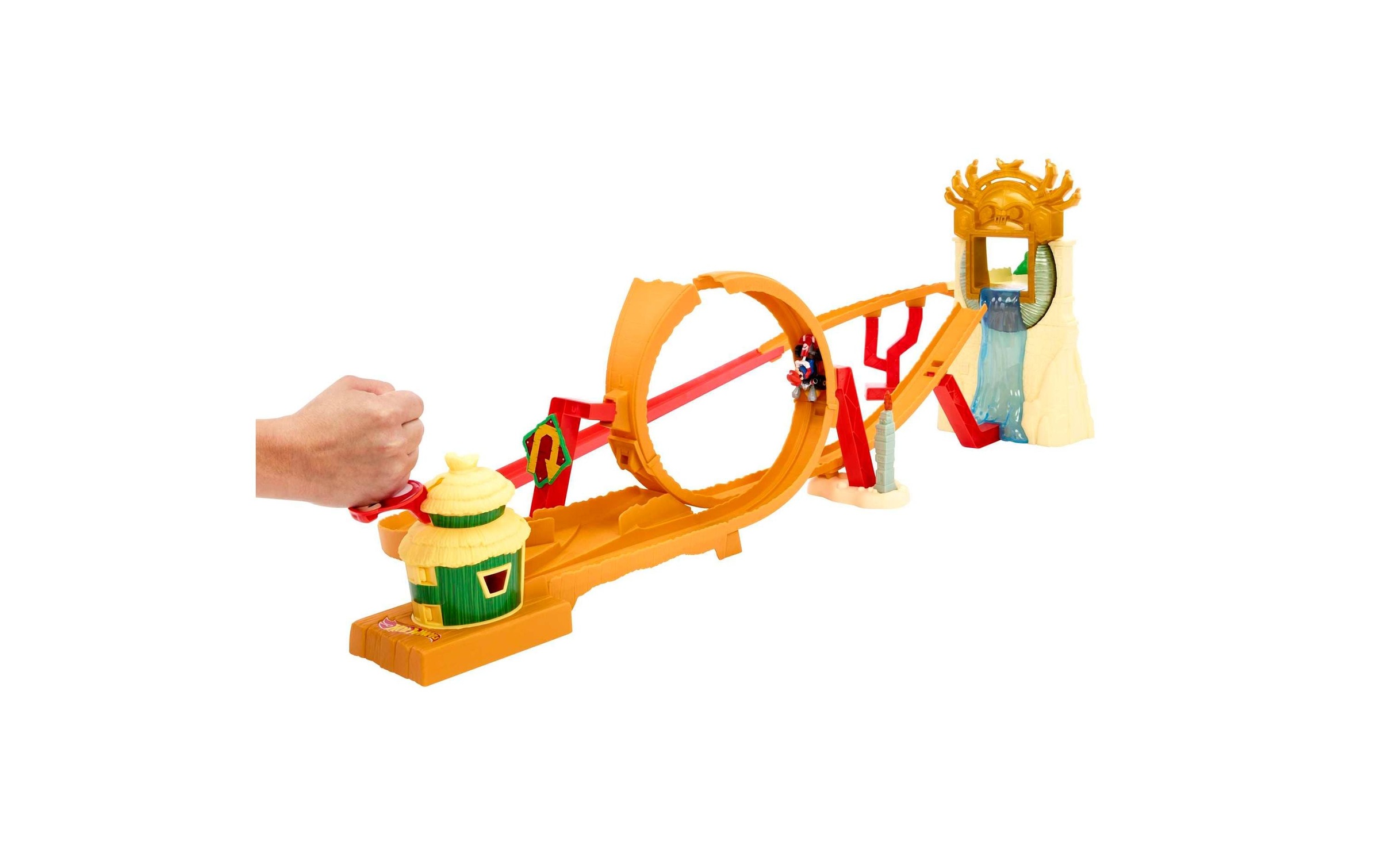 Hot Wheels Spielzeug-Auto »Hot Wheels Mario Kart Kong Island Track Set«