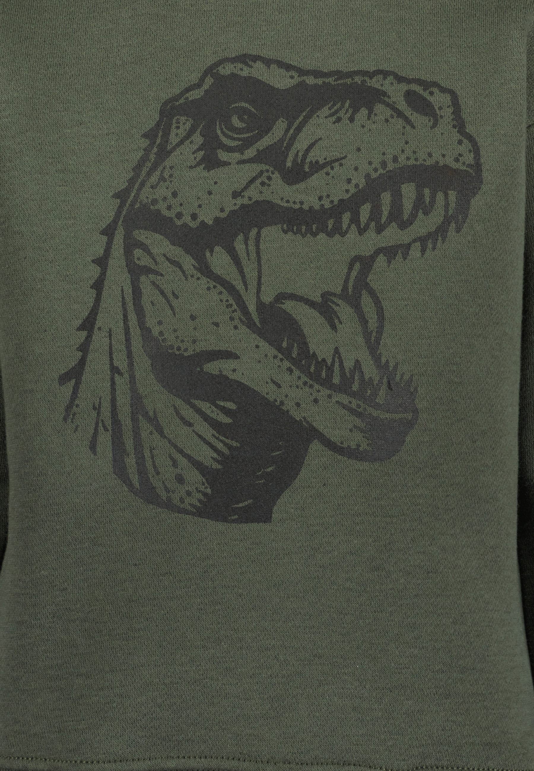 Blue Seven Sweatshirt, mit grossem Dino-Frontmotiv
